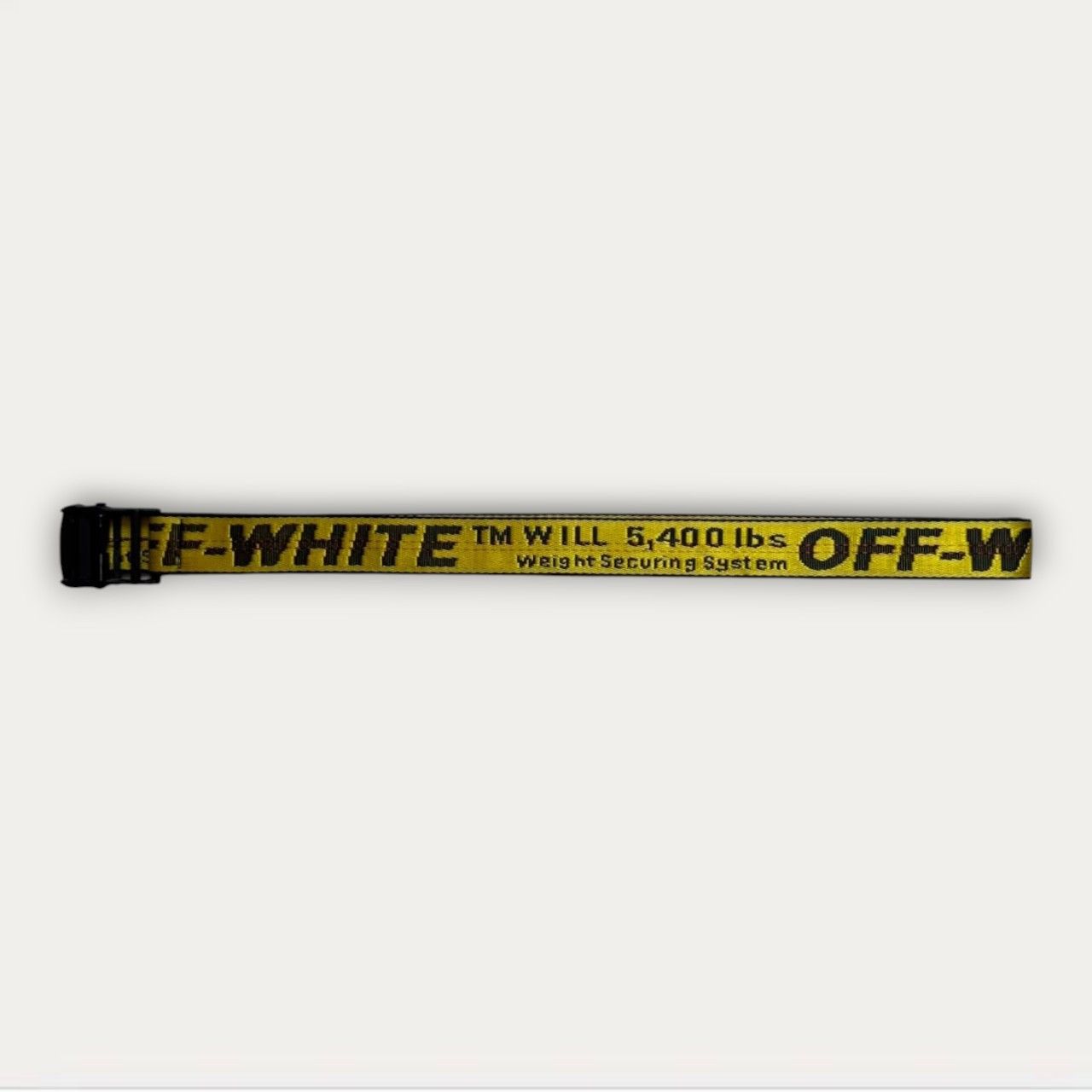 Off-White Off-White SS19 Industrial Belt Yellow/Black Size ONE SIZE - 1 Thumbnail