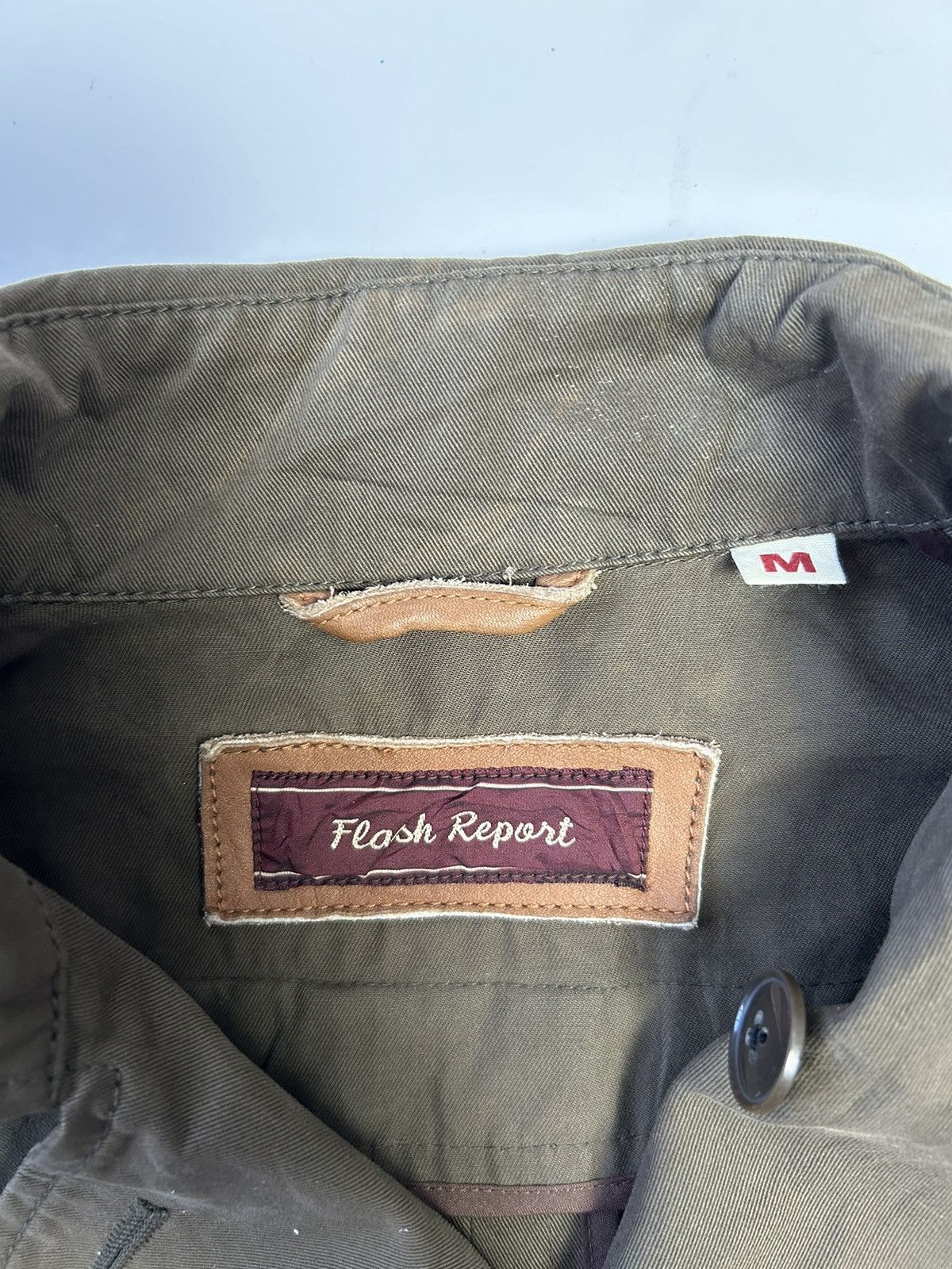 Japanese Brand FLASH REPORT COTTON JACKET Size M / US 6-8 / IT 42-44 - 4 Thumbnail