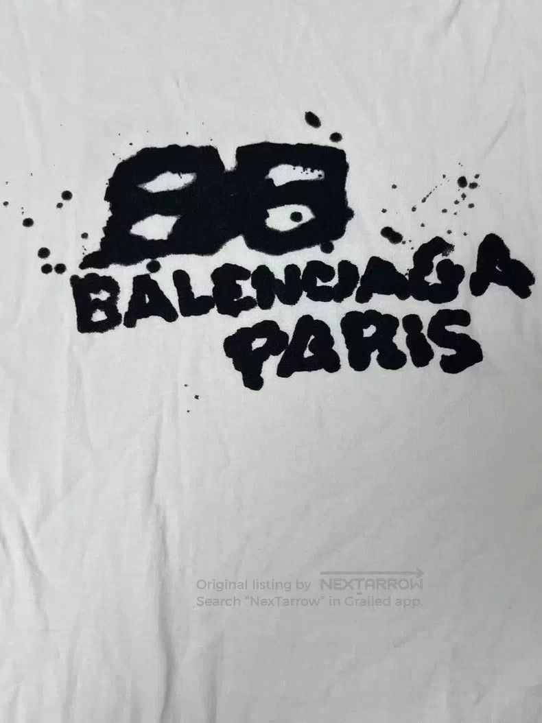 Balenciaga Balenciaga Letter print round neck short sleeve T-shirt, r Size US XS / EU 42 / 0 - 3 Thumbnail
