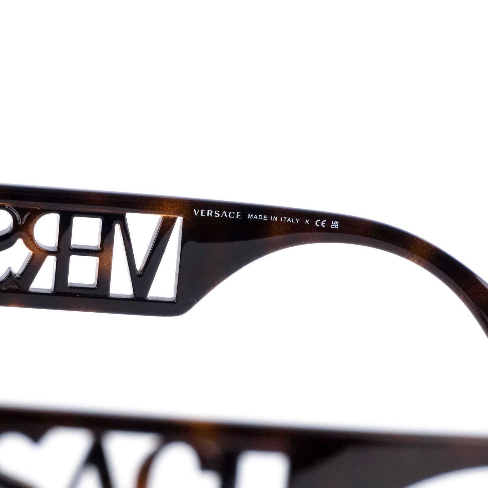 Versace MOD.4430U Signature Logo Brown Sunglasses
