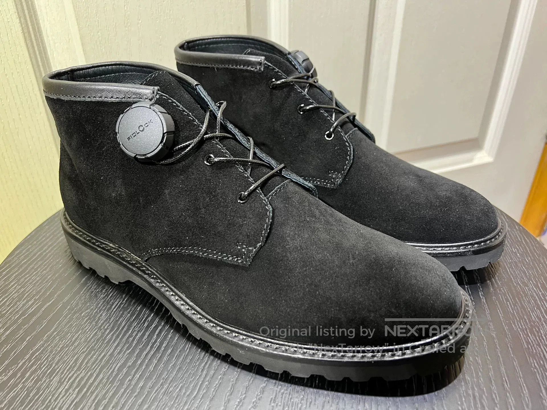 Japanese Brand Men's Suede Mid-Top Business Casual Shoes. Size US 7 / EU 40 - 1 Thumbnail