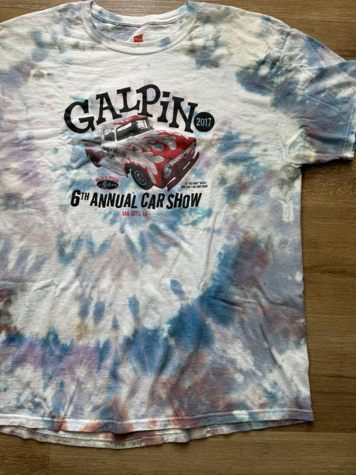 Ford Trippy Ice Dye GALPIN FORD MOTORS HOT ROD T-shirt Size US XL / EU 56 / 4 - 3 Thumbnail