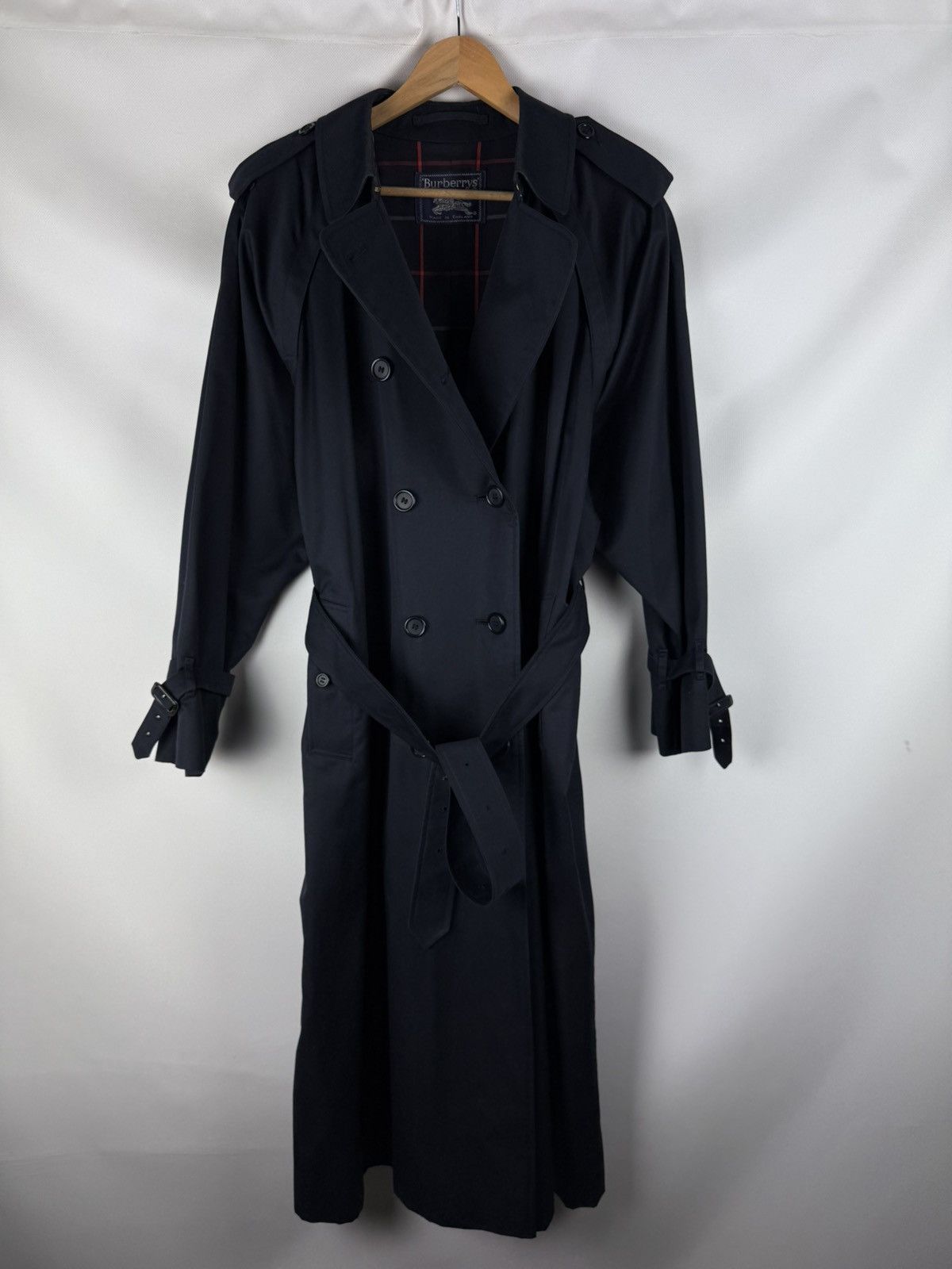 Burberry Burberrys Vintage Belted Double Breasted Trench Coat Jacket Size XXL / US 16-18 / IT 52-54 - 22 Thumbnail