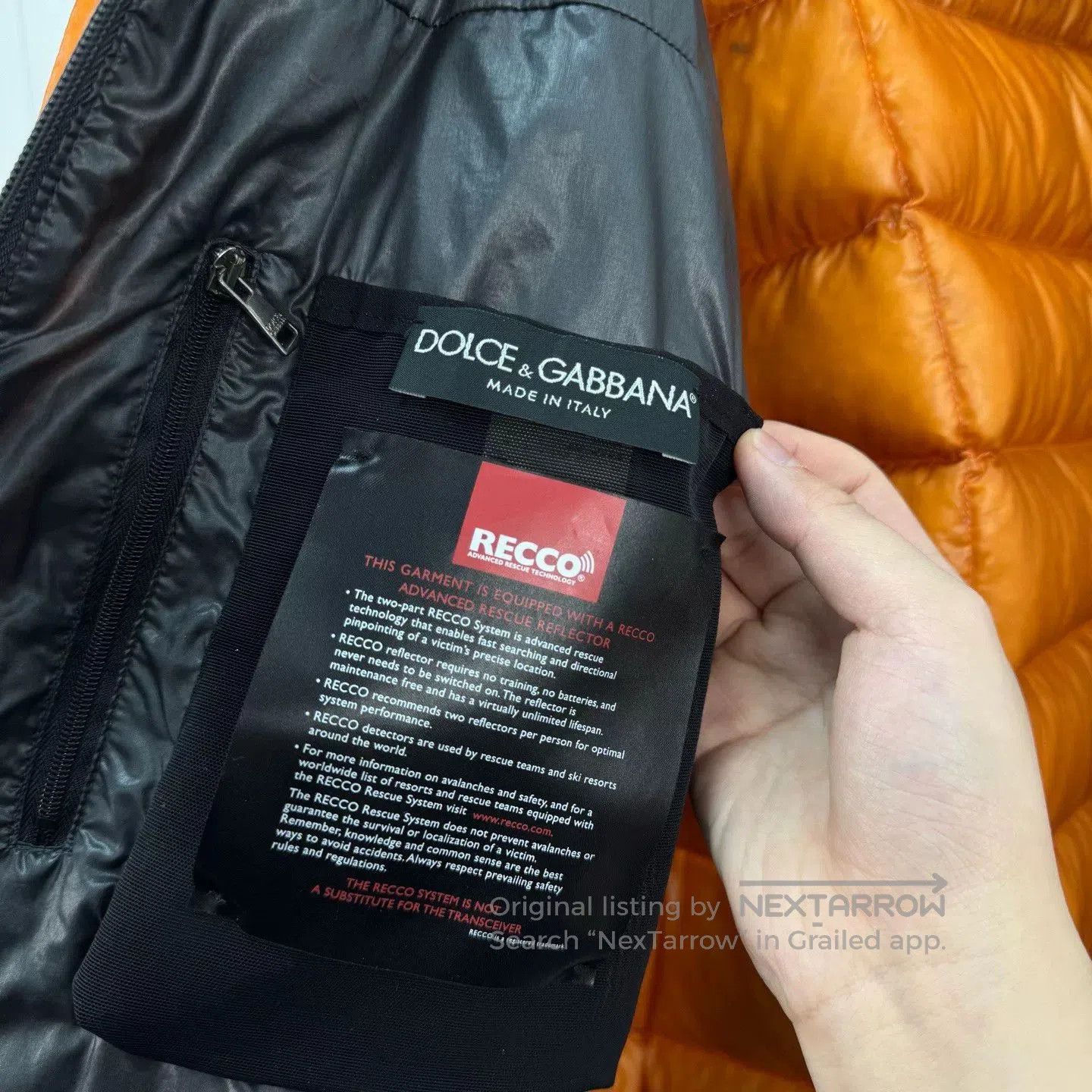Dolce & Gabbana dolce & gabbana orange puffer jacket. Size US L / EU 52-54 / 3 - 7 Thumbnail