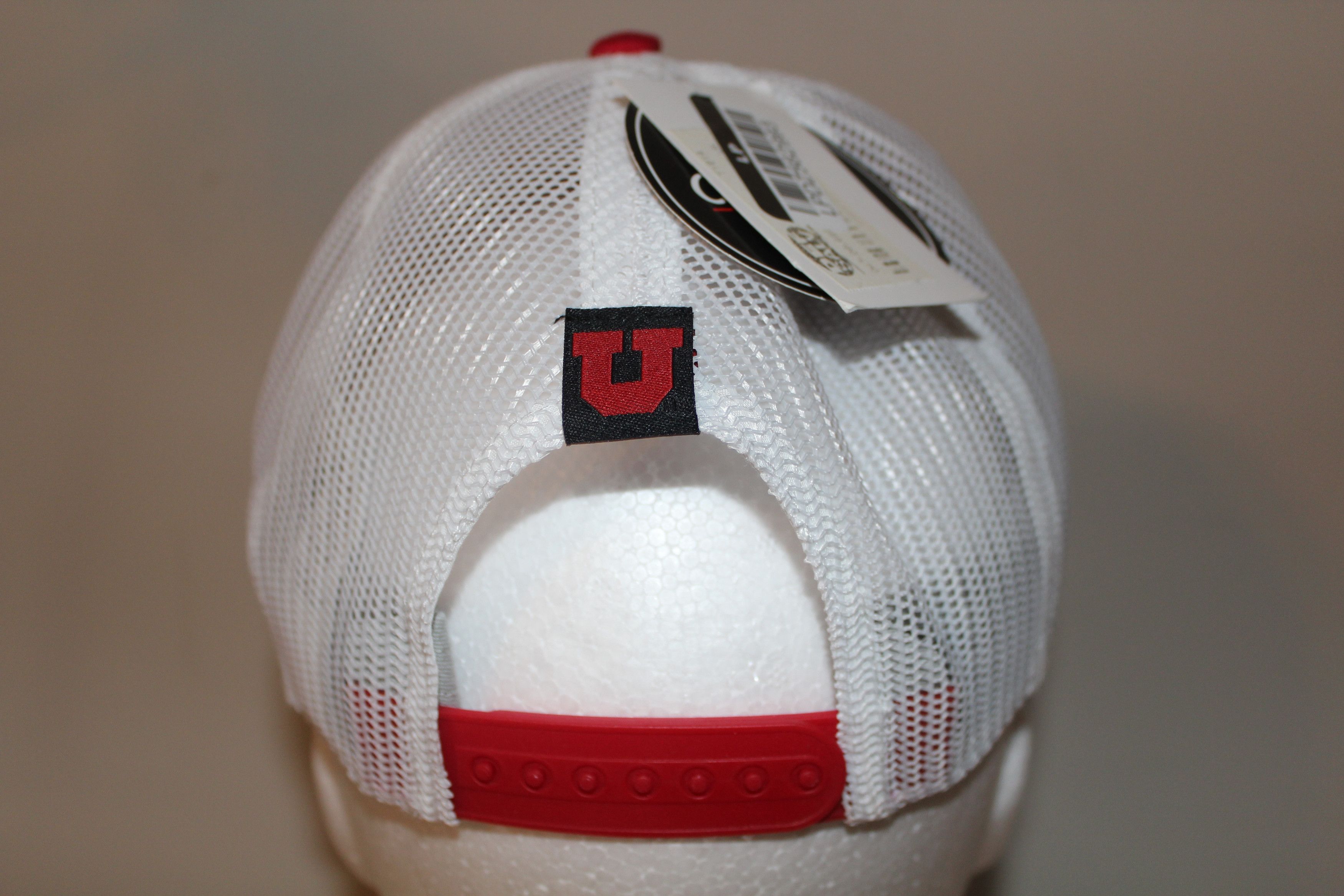 Other University of Utah Utes Red/White Trucker Hat Snapback Mesh Size ONE SIZE - 4 Thumbnail