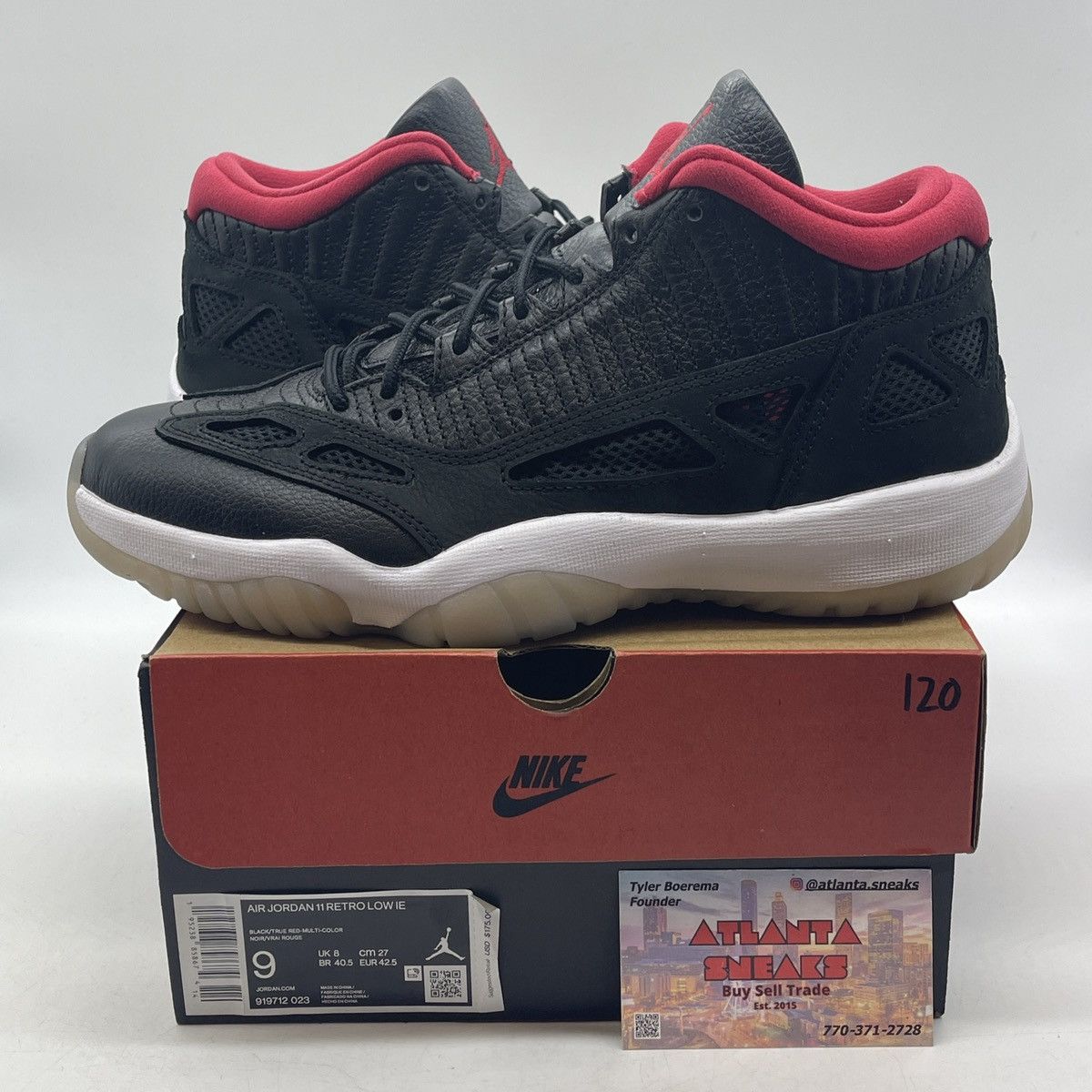 Jordan Brand Air Jordan 11 low bred Size US 9 / EU 42 - 1 Thumbnail