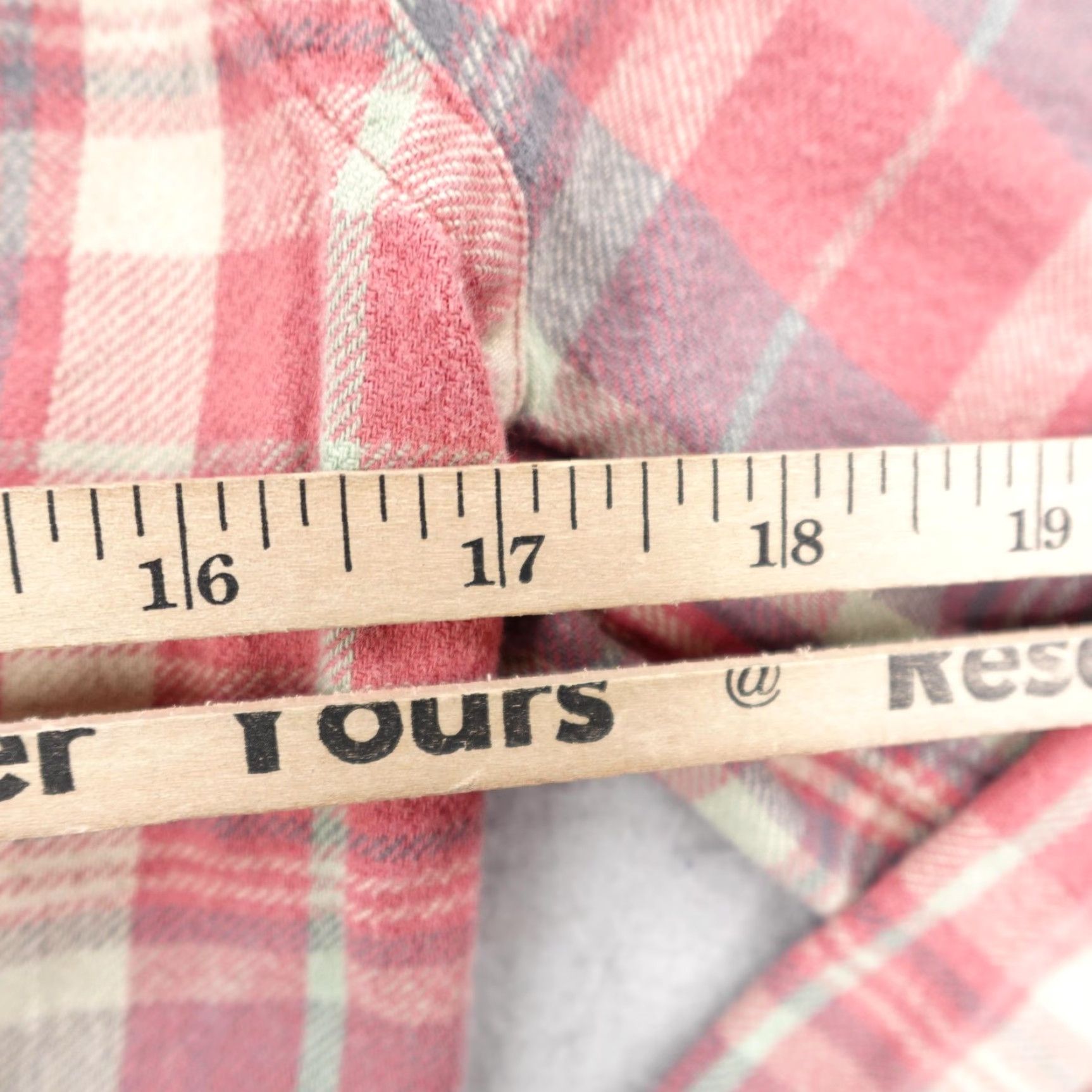 Ralph Lauren Ralph Lauren Shirt Womens 4 Pink Plaid Flannel Super Slim Fit Button Front Top Size S / US 4 / IT 40 - 5 Thumbnail