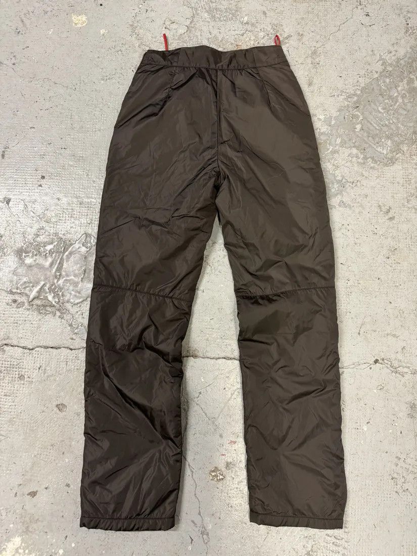 Prada × Vintage 2000s Prada Linea Rossa Brown Tactical Pants Size 25" / US 0 / IT 36 - 1 Thumbnail