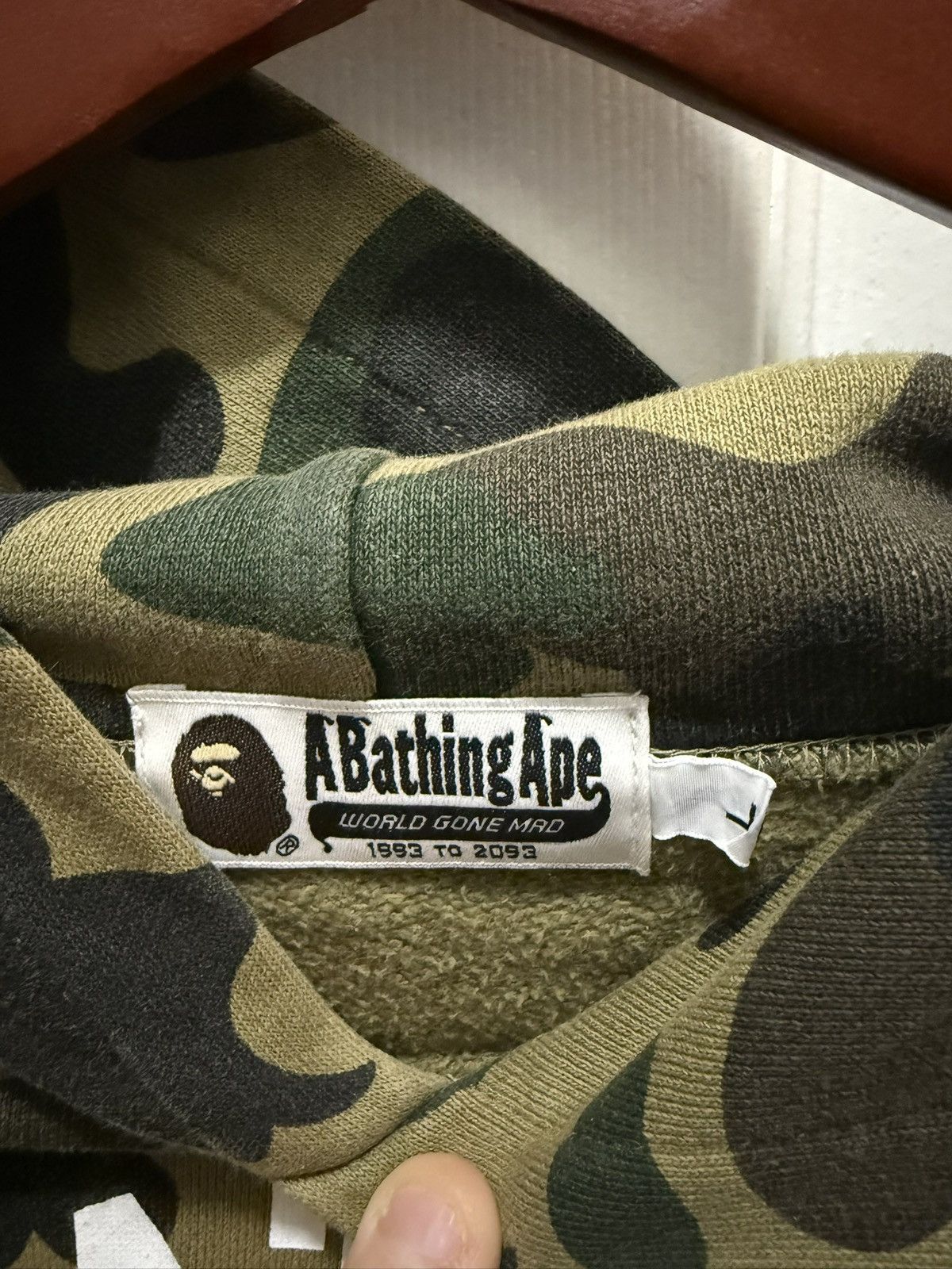 Bape A Bathing Ape College Logo Classic Camo Hoodie Size US L / EU 52-54 / 3 - 6 Thumbnail