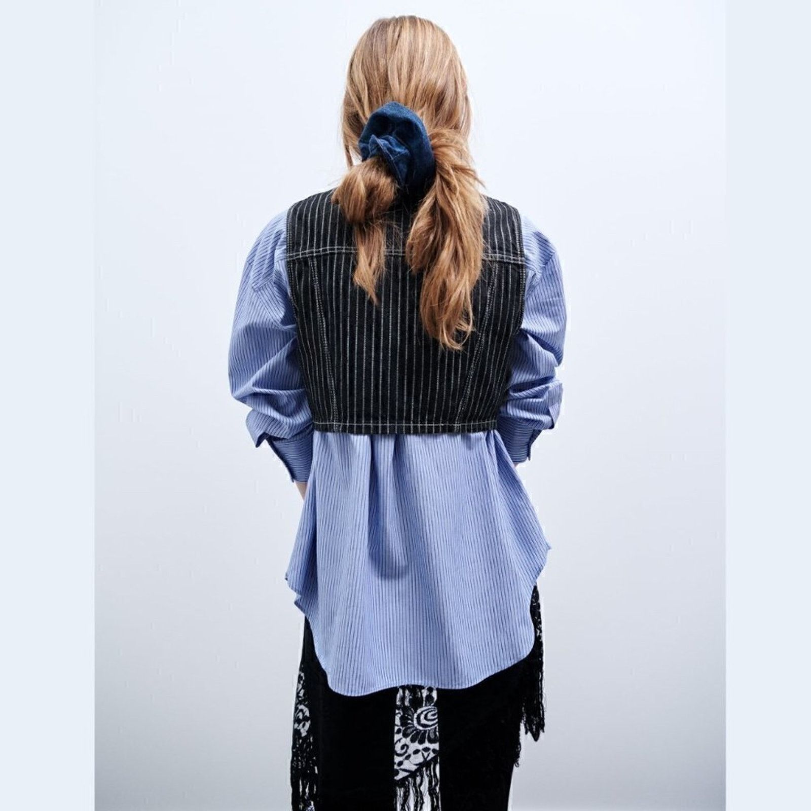 Zara ZARA Striped Cropped Vest NWT Size M / US 6-8 / IT 42-44 - 18 Thumbnail