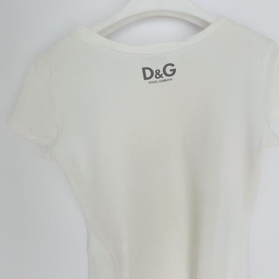 Dolce & Gabbana dolce and gabbana white baby tee Size S / US 4 / IT 40 - 5 Thumbnail