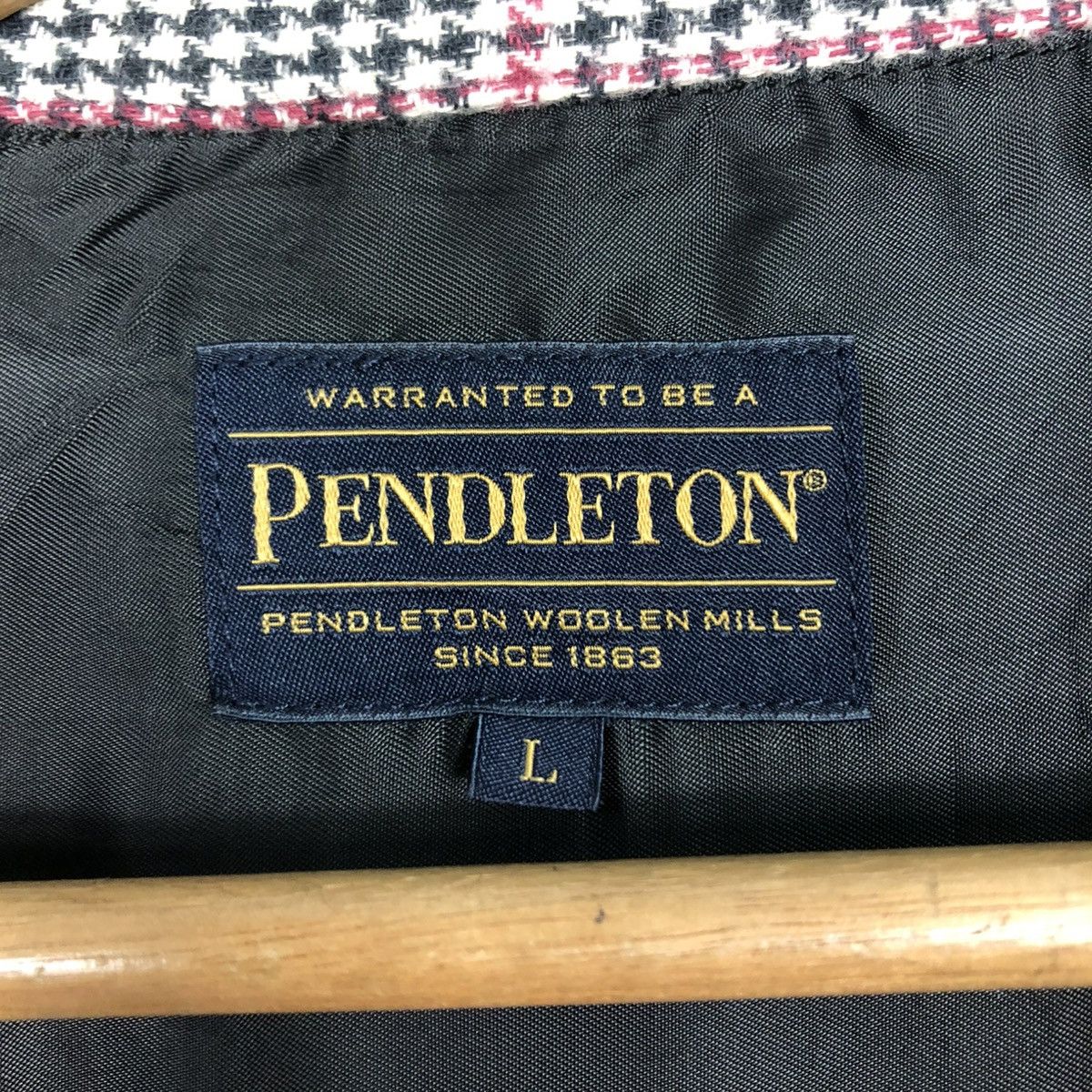 Pendleton 🔥VINTAGE CHORE WORK BUTTON JACKET PENDLETON TARTAN DESIGN Size US L / EU 52-54 / 3 - 19 Thumbnail
