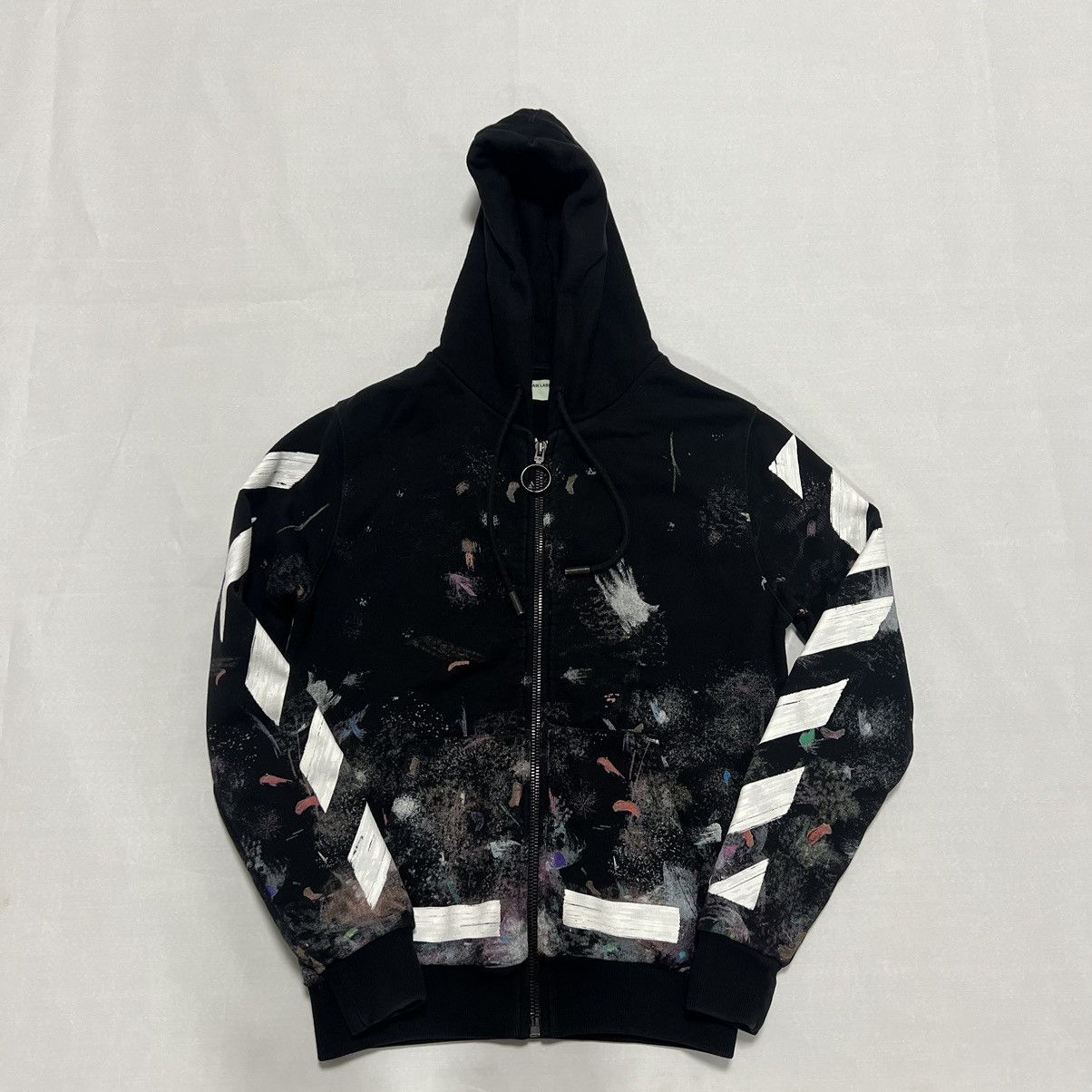 Off White OFF WHITE FW17 GALAXY ZIP UP HOODIE Grailed