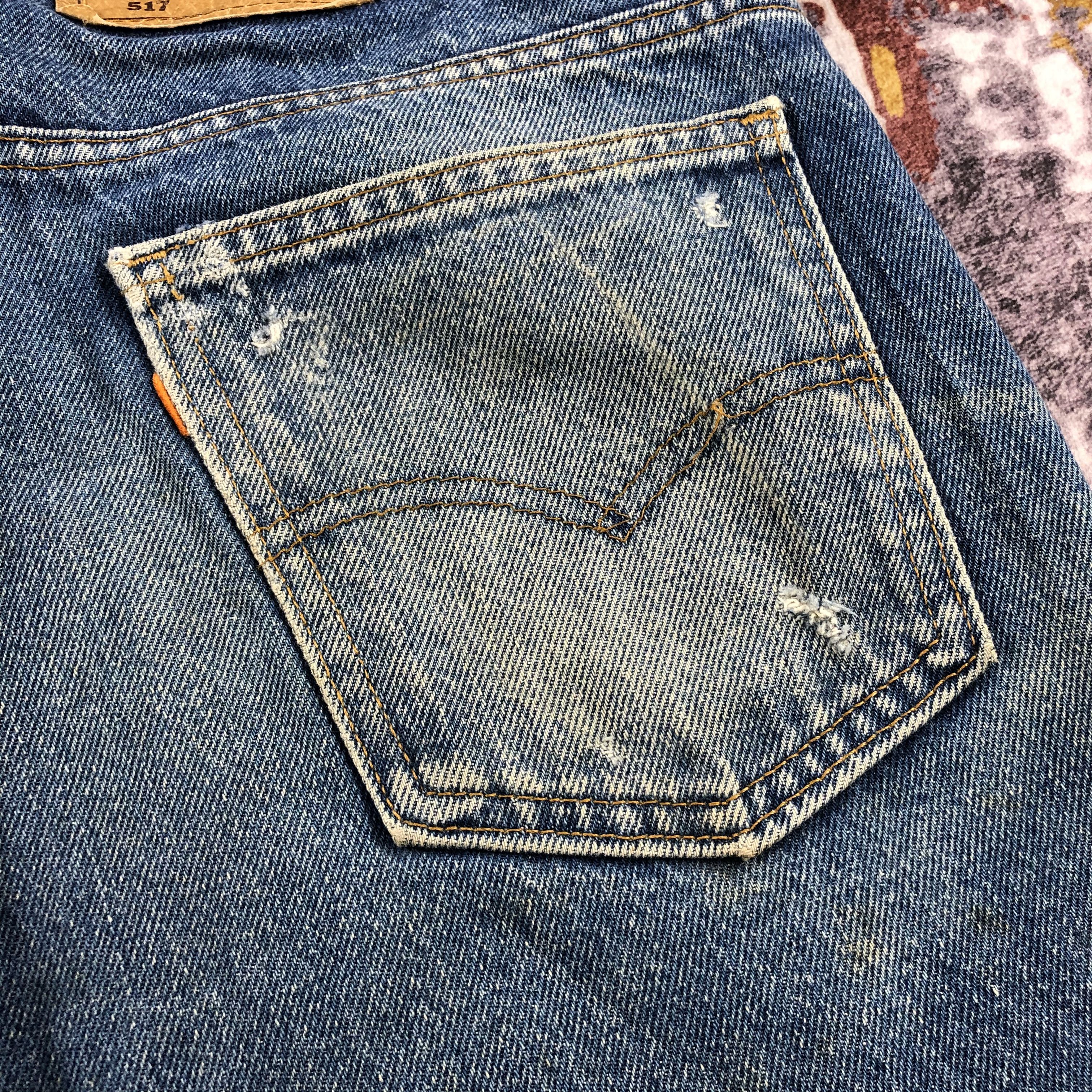 Levi's × Vintage 90s Vintage Blue Wash Levis 517 Flare Jeans-JM2209 Size US 34 / EU 50 - 8 Thumbnail