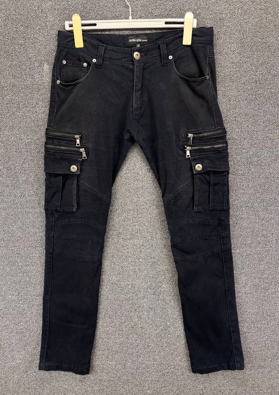 In The Attic Vintage In The Attic Punk Rare Bondage Cargo Pants Size US 34 / EU 50 - 1 Thumbnail