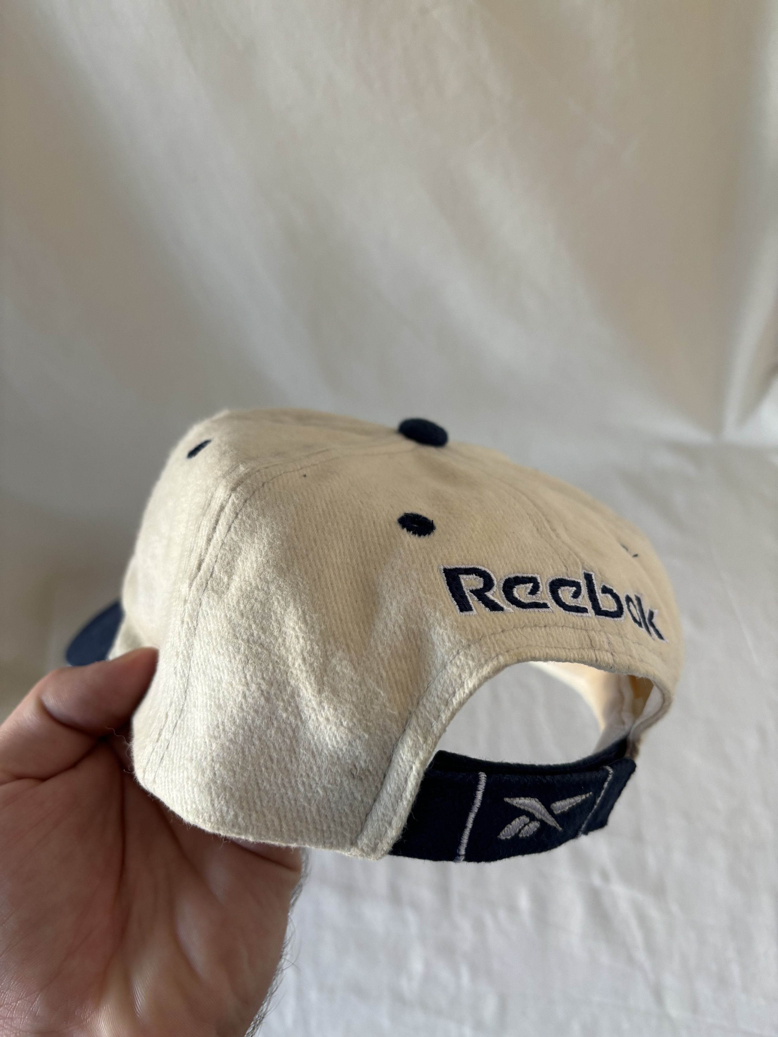 Reebok × Vintage Vintage 90s Reebok Big Logo Cap Size ONE SIZE - 6 Thumbnail