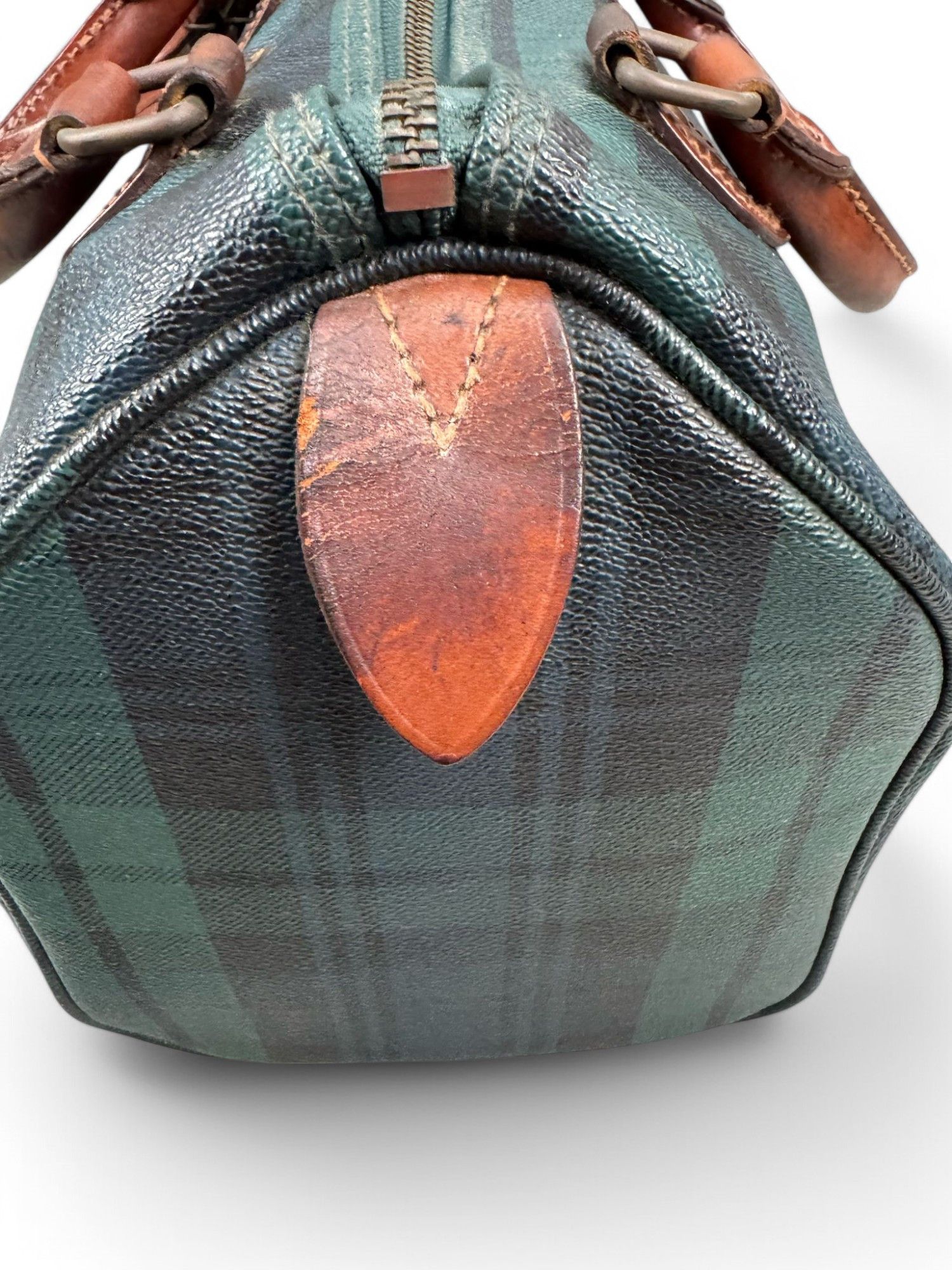 Polo Ralph Lauren Ralph Lauren - Blackwatch Plaid Green Handbag Boston Size ONE SIZE - 11 Thumbnail
