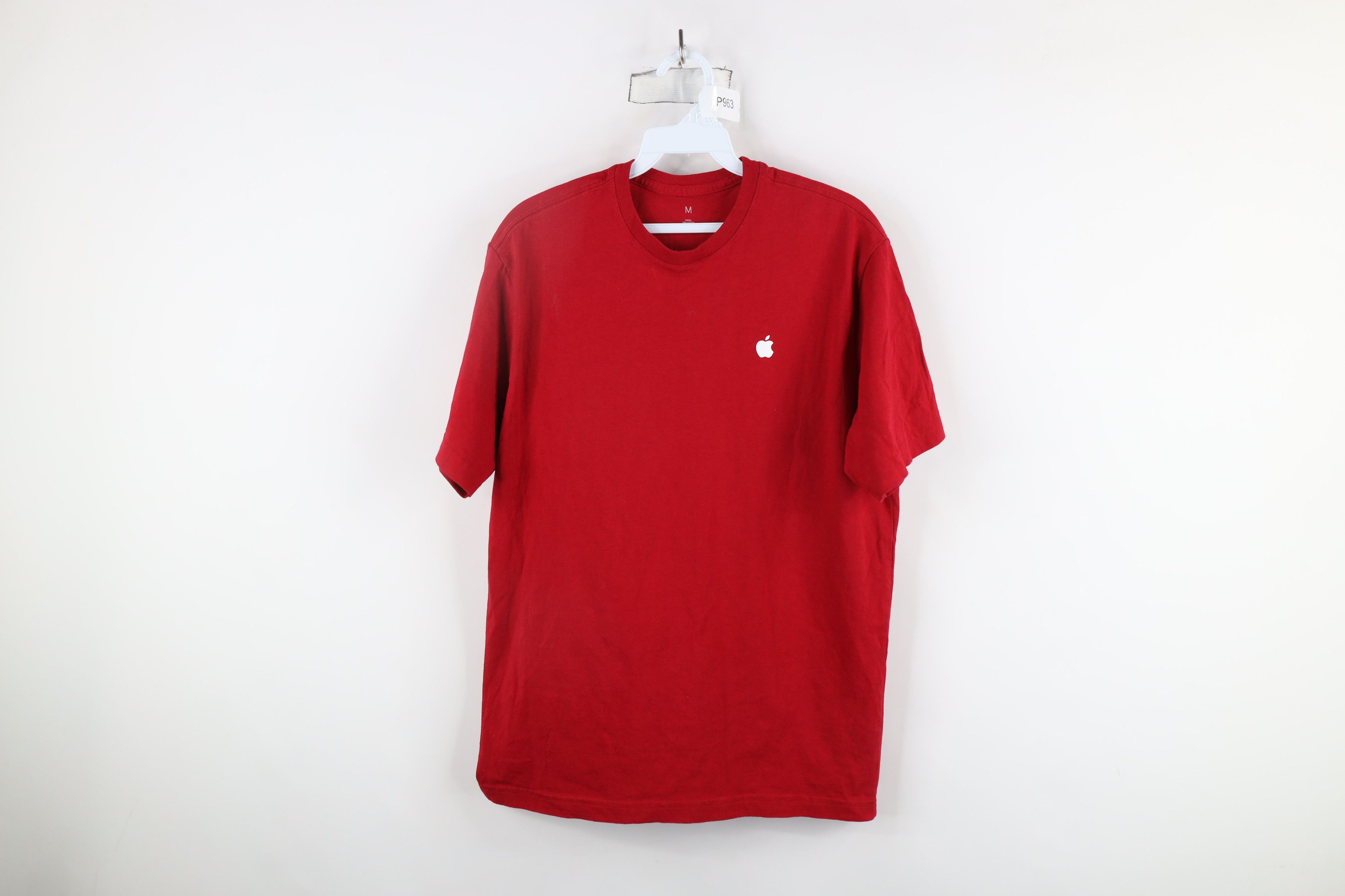 Apple × Vintage Apple Inc Apple Logo Employee Short Sleeve T-Shirt Red USA Size US M / EU 48-50 / 2 - 1 Thumbnail