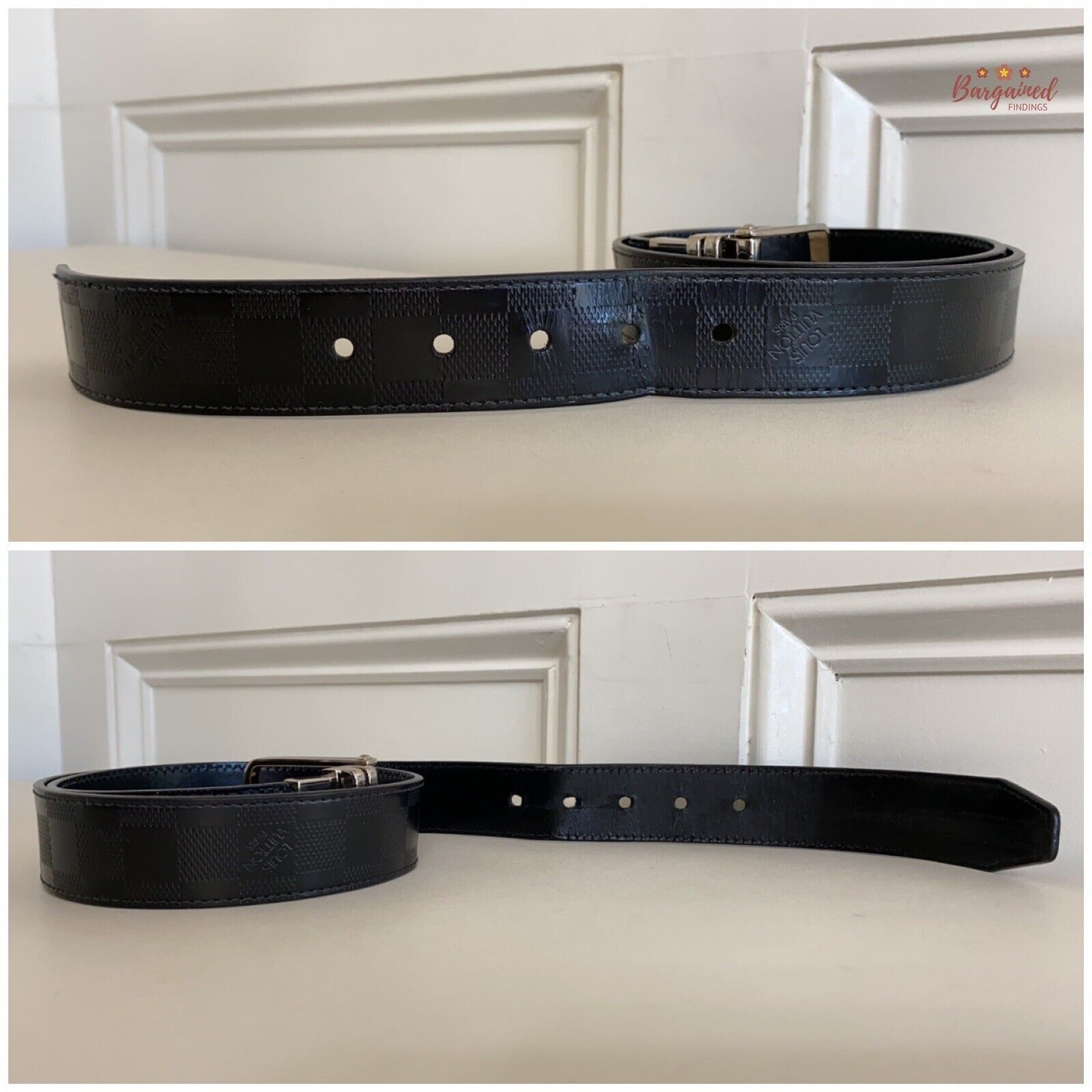 Louis Vuitton Louis Vuitton Leather Damier Infini Ceinture Boston Belt Size 32 - 3 Thumbnail