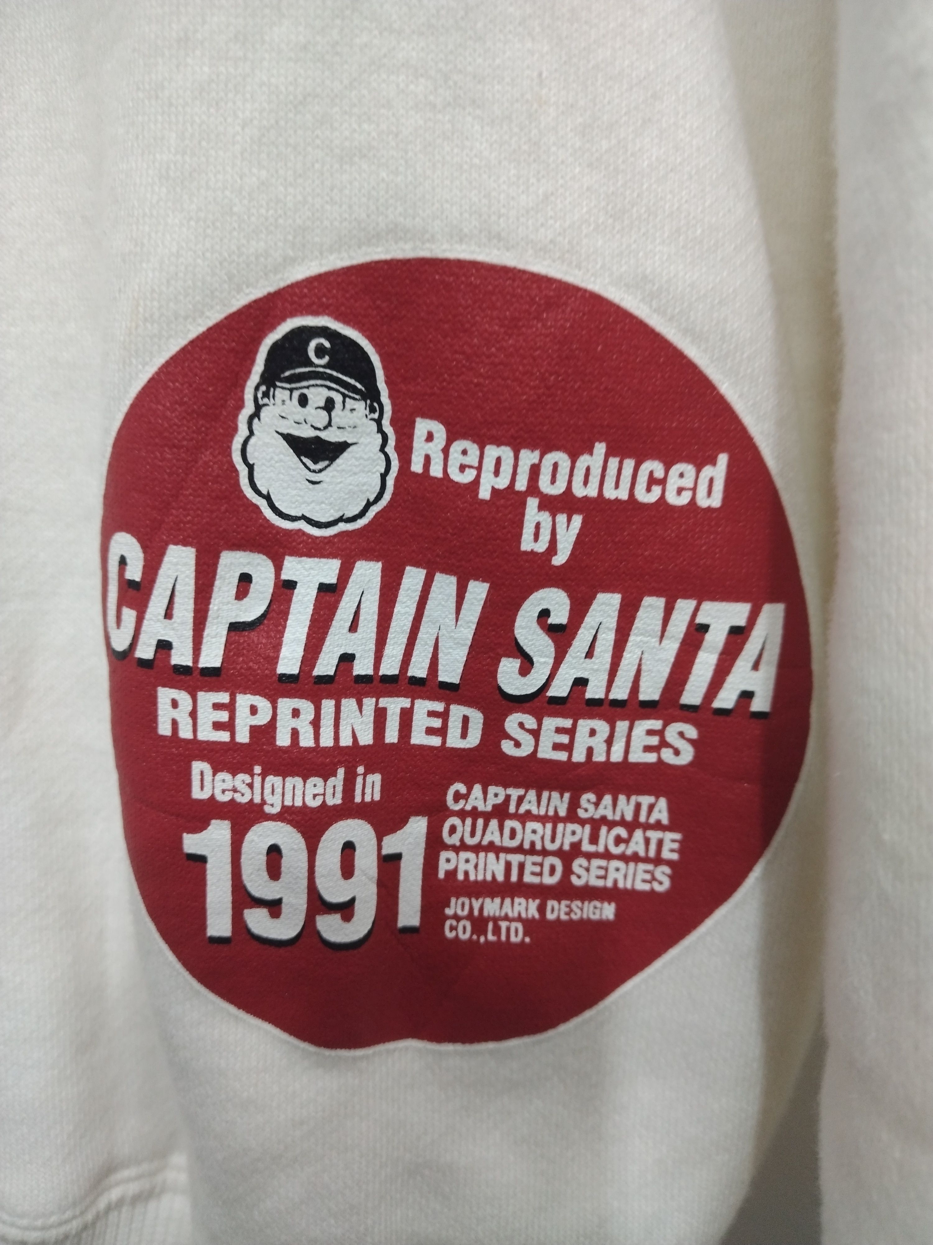 Captain Santors × If Six Was Nine × Vintage Rare Captain Santa Quadruplicate Printed Series Sweatshirt Size US M / EU 48-50 / 2 - 15 Thumbnail