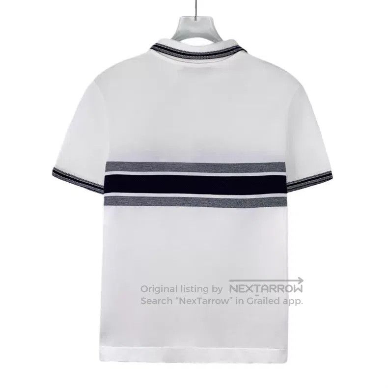 Dior Dior White logo letter Polo collar cotton short-sleeved T- Size XS / US 0-2 / IT 36-38 - 2 Thumbnail