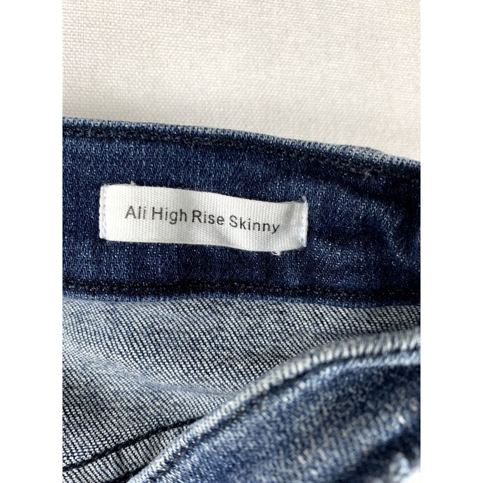 Frame FRAME DENIM BLUE JEANS WOMEN 24 ALI HIGH RISE SKINNY INSEAM 27 Size 42" / US 20 - 5 Thumbnail