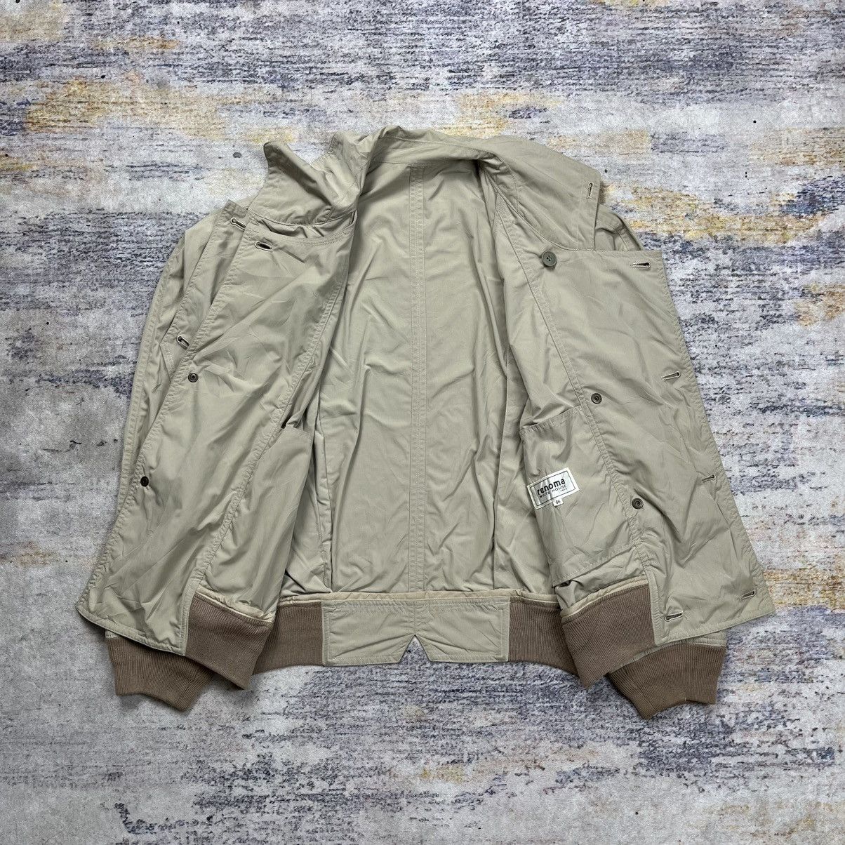 Issey Miyake Vintage 90s Renoma asymmetrical button bomber jacket Size US M / EU 48-50 / 2 - 9 Thumbnail