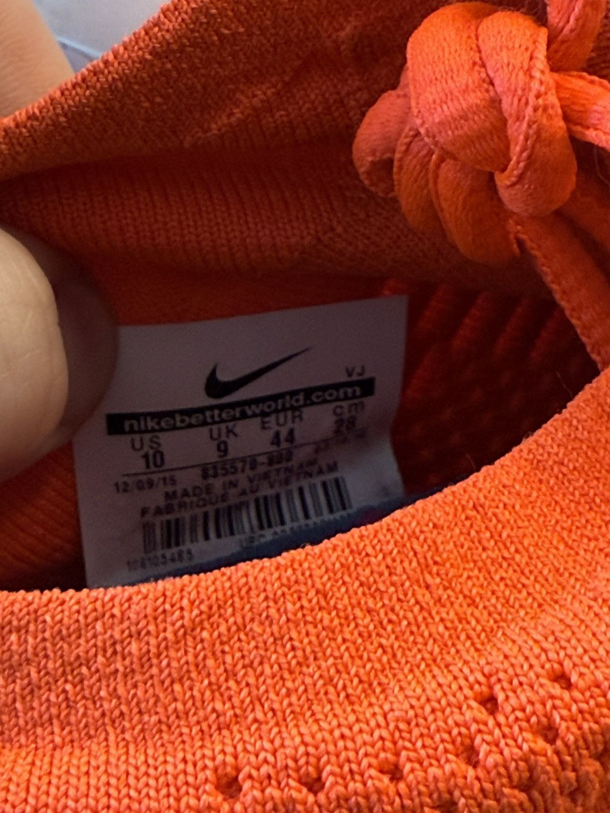 Nike Size 10 - Nike Flyknit Presto Ultra Neon Orange Mango Size US 10 / EU 43 - 7 Thumbnail