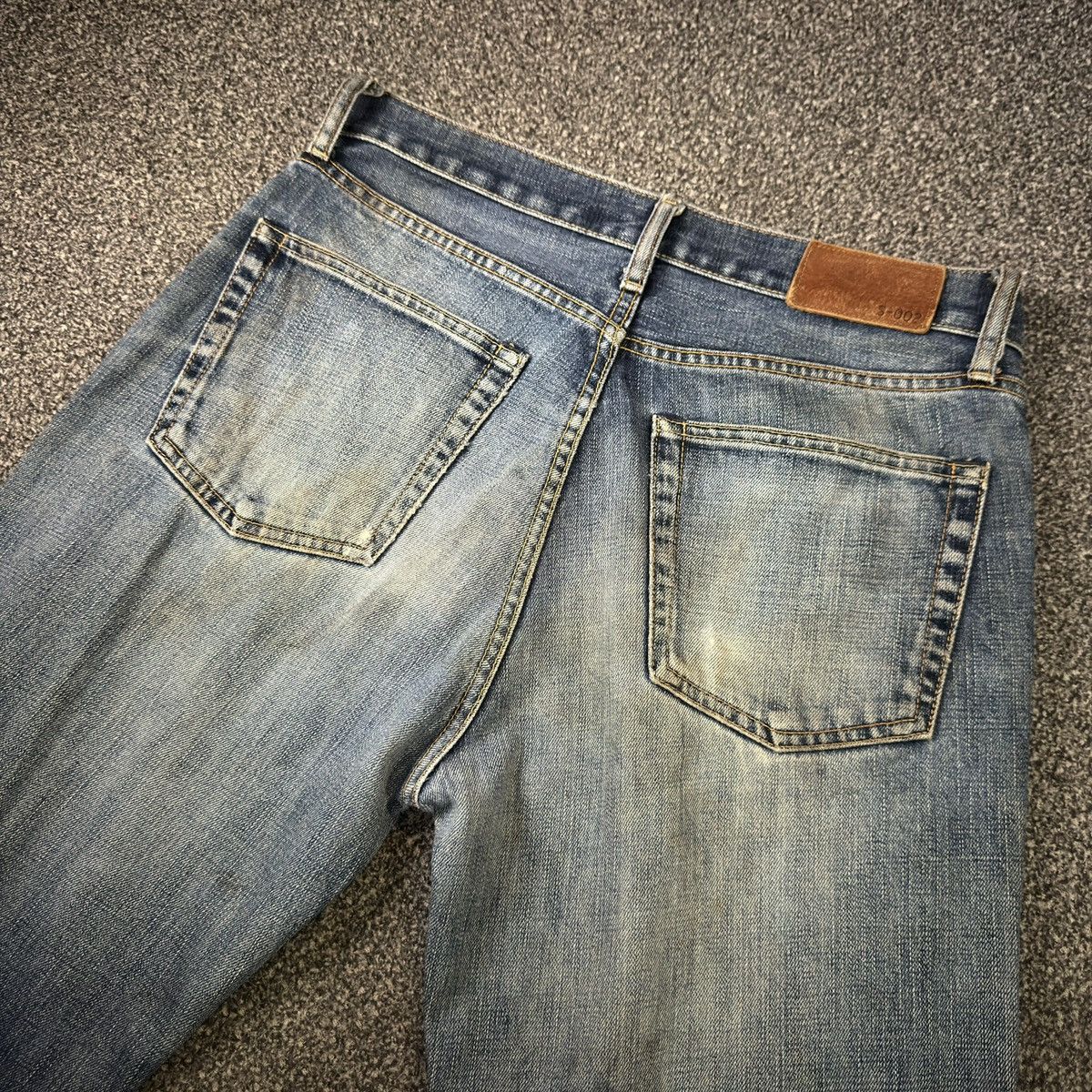 Undercover × Uniqlo 🔥🇯🇵 Vintage 90s S002 Uniqlo Dirty Distressed Jeans Denim Size US 31 - 6 Thumbnail
