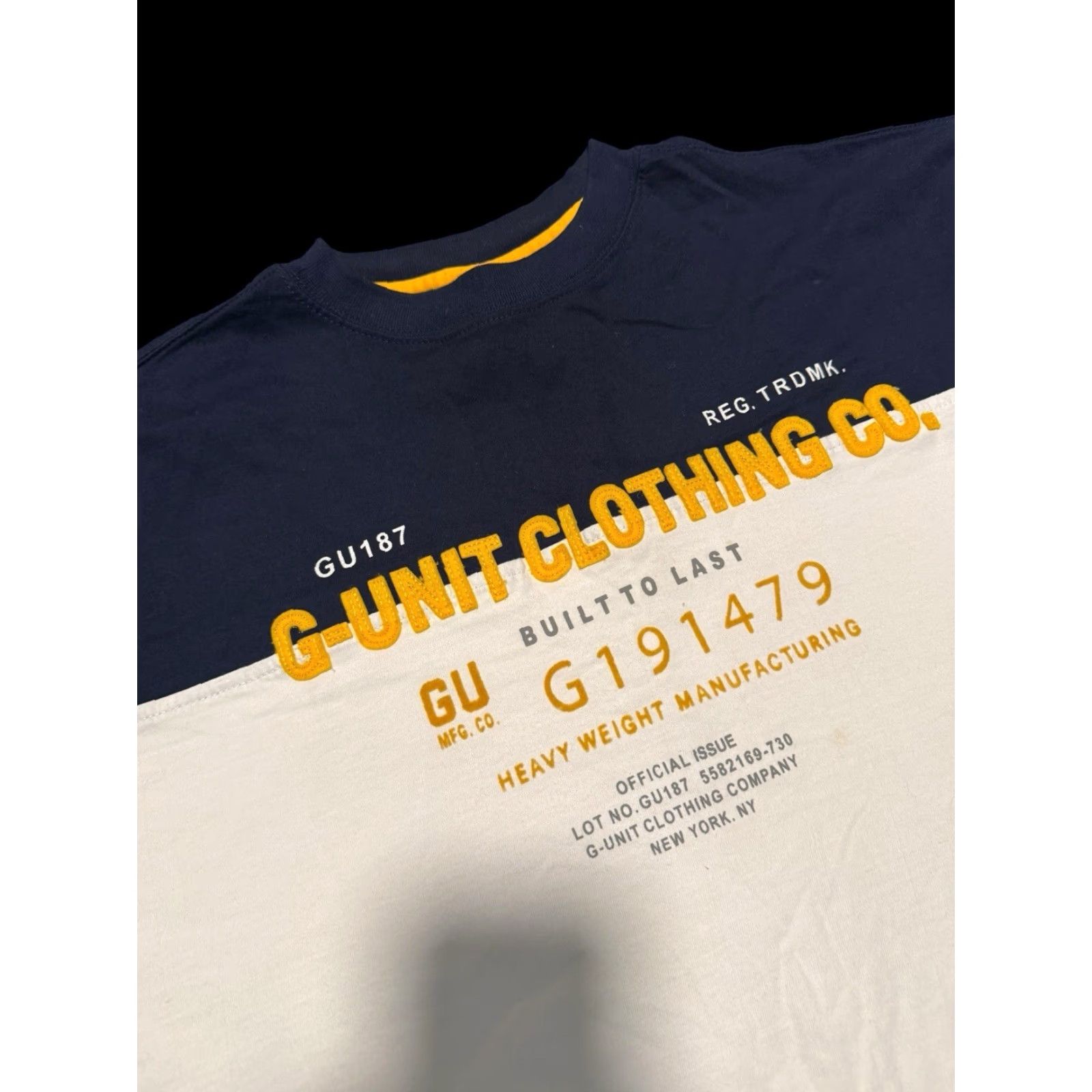 Vintage VINTAGE G-Unit Heavy Weight Shirt Mens 2XL Y2K Rap Short Sleeve Two-tone Shirt Size US XXL / EU 58 / 5 - 6 Thumbnail