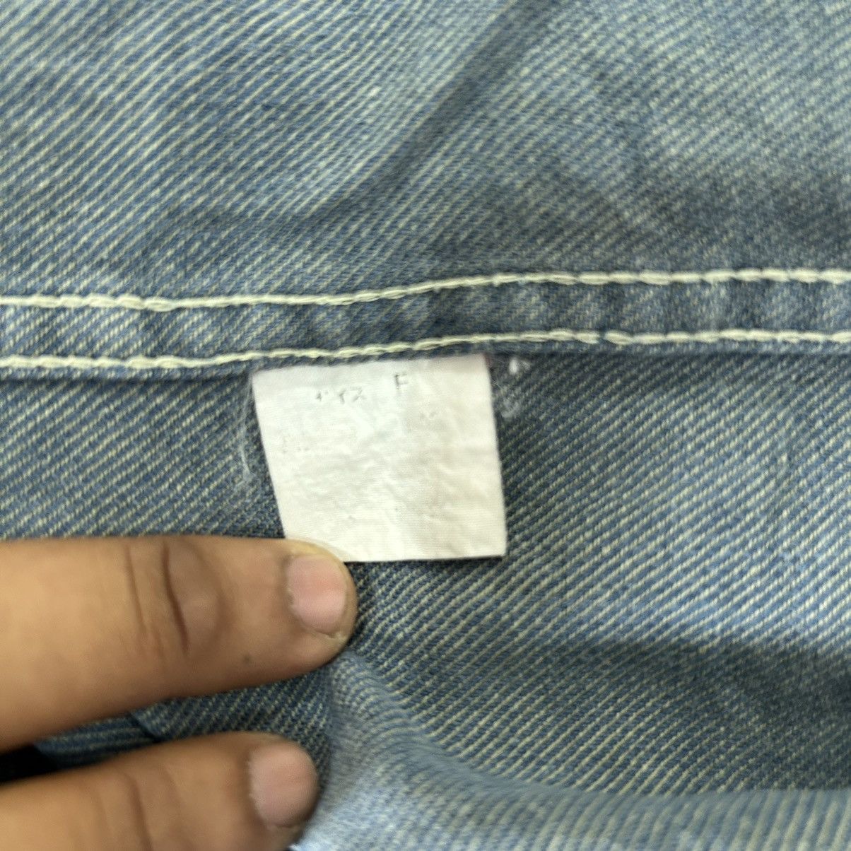 Vintage Vintage Synaps Hand Made Denim Button Down Long Sleeve Shirt Size US XL / EU 56 / 4 - 11 Thumbnail