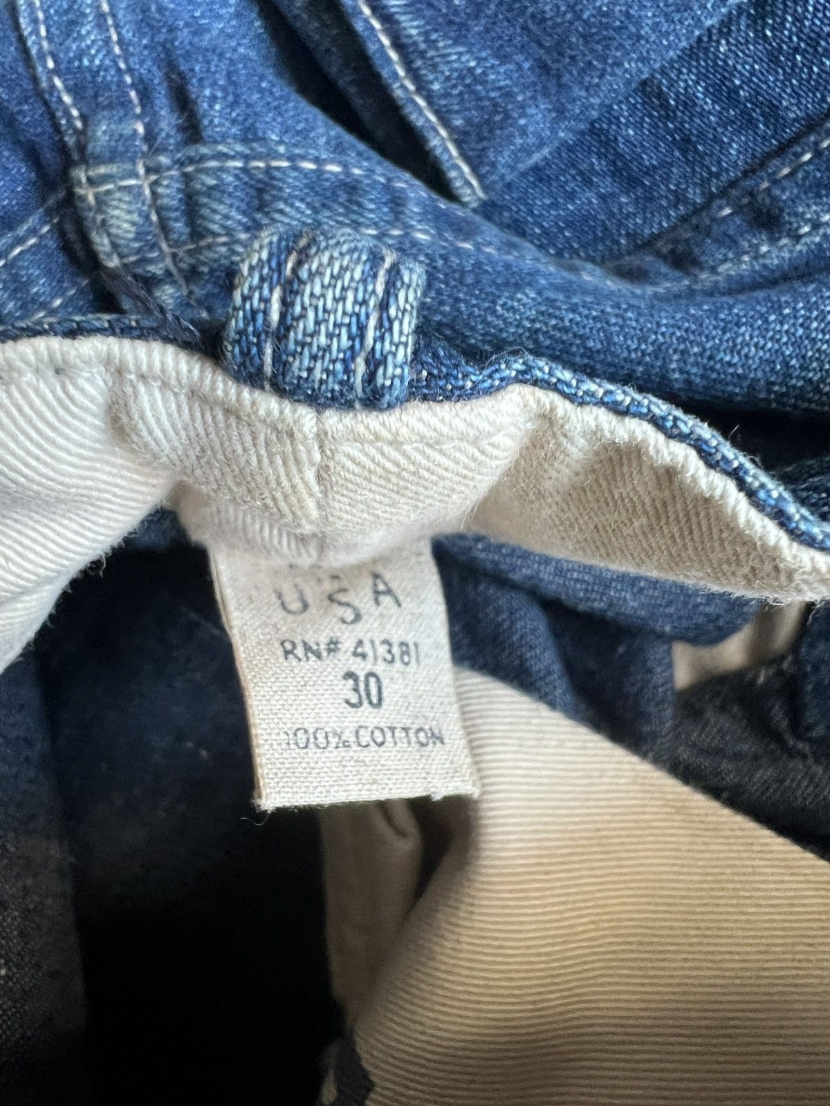 RRL Ralph Lauren RRL Double RL Denim Hunting Jeans Size US 32 / EU 48 - 13 Thumbnail