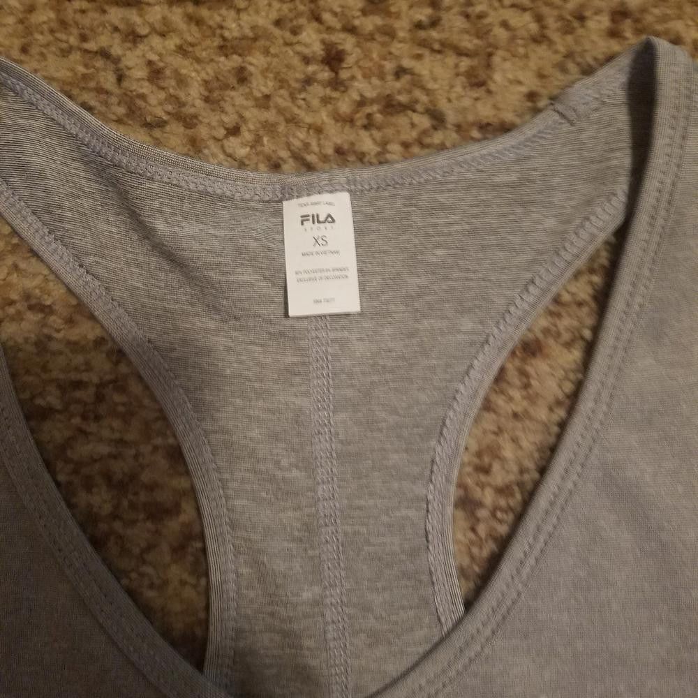 Fila NWT Fila Sport XS Gray Tank Top Size XS / US 0-2 / IT 36-38 - 3 Thumbnail
