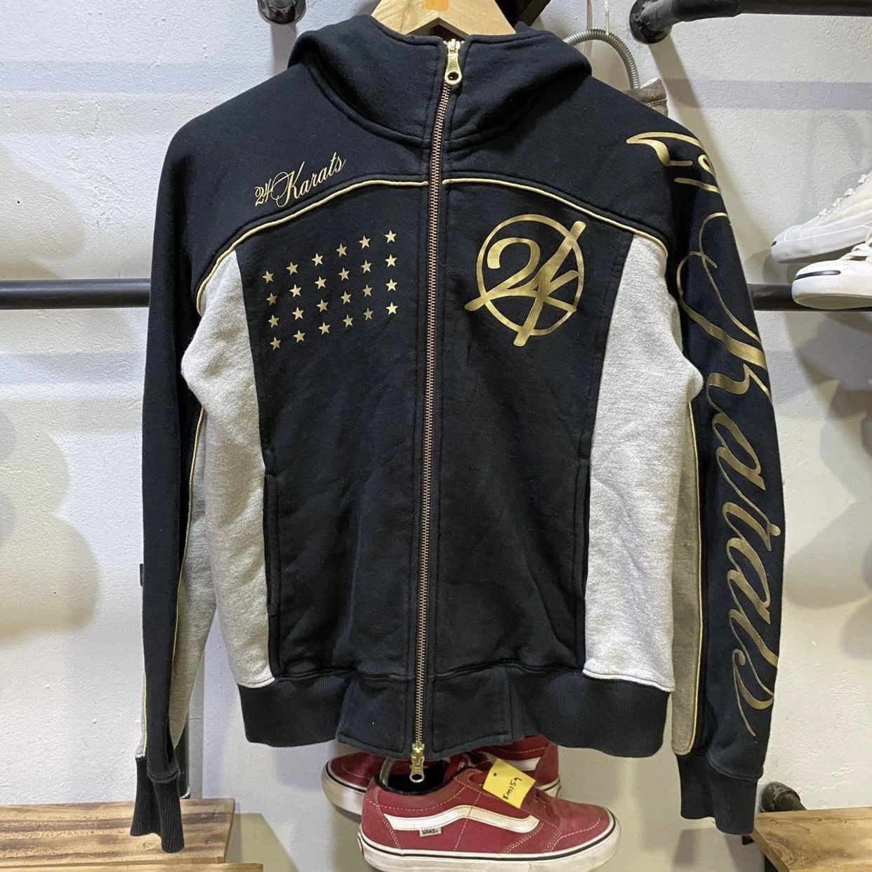 Japanese Brand 24 Karats Gold Digger Chrome Hearts Style Hoodies Size US XS / EU 42 / 0 - 2 Thumbnail