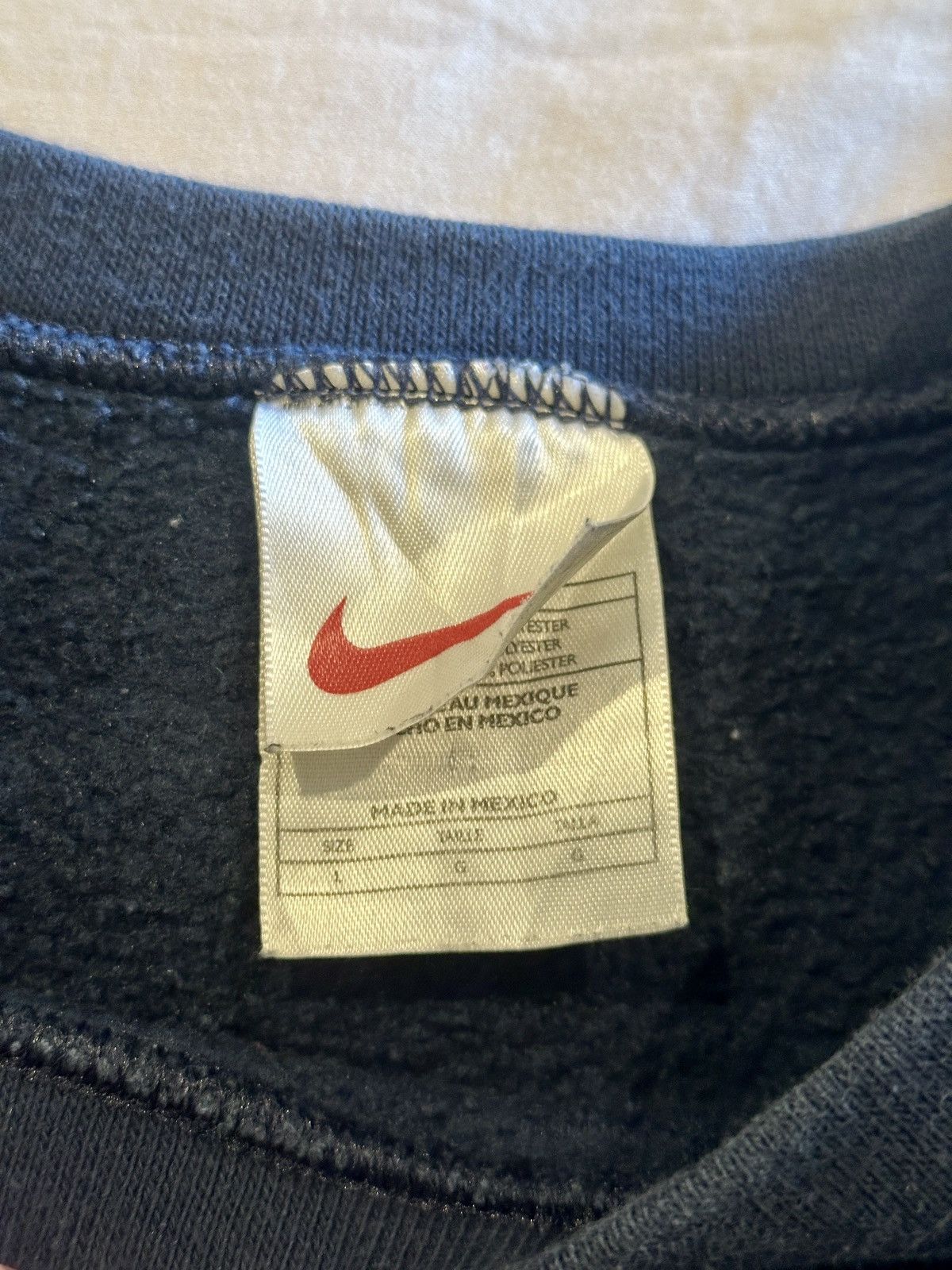 Nike Blue Nike Swoosh Crewneck Sweatshirt Size US L / EU 52-54 / 3 - 4 Thumbnail