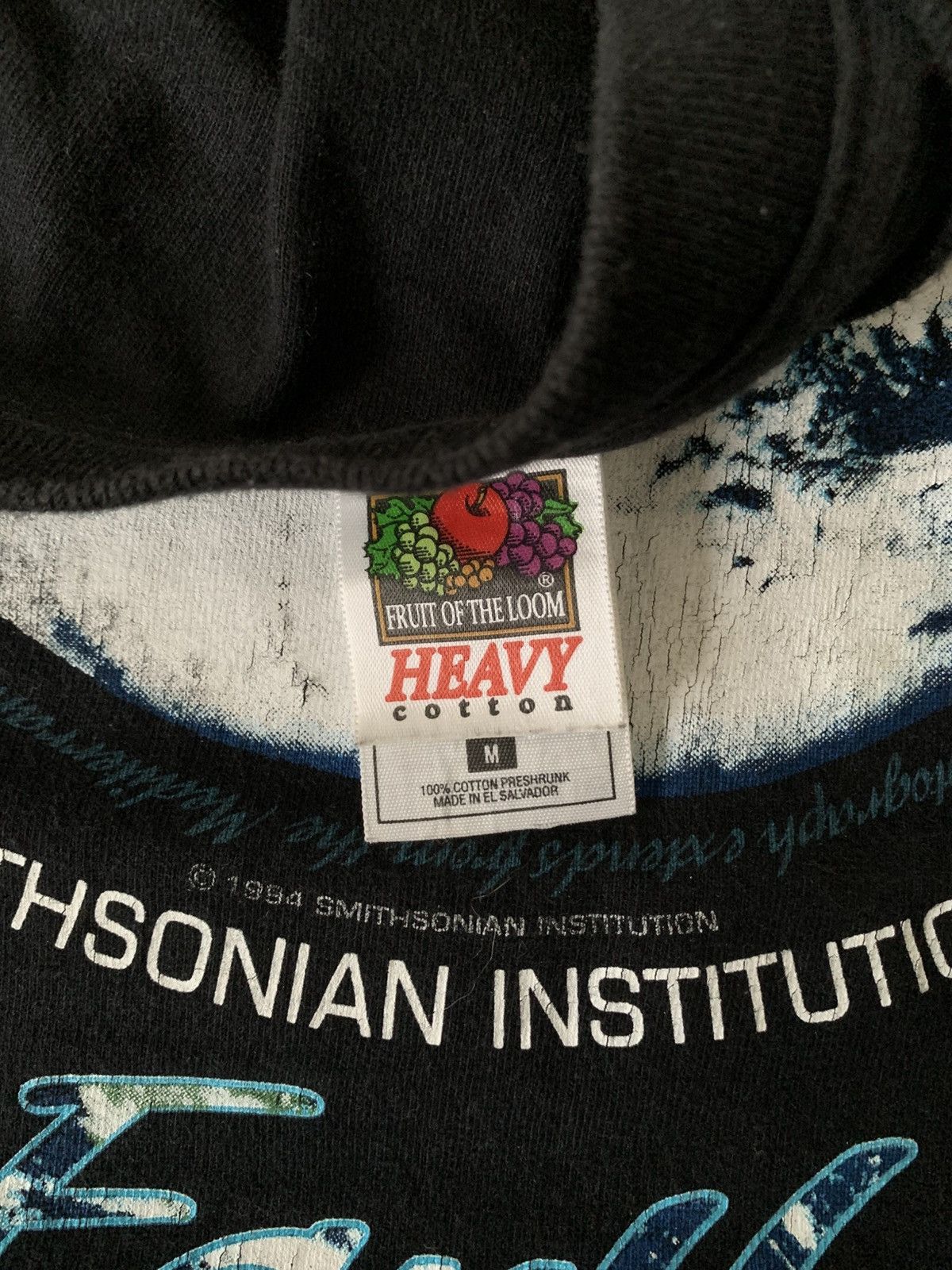 Fruit Of The Loom Vintage 1994 Fruit of the Loom Earth Space Art Tee Size US M / EU 48-50 / 2 - 2 Thumbnail