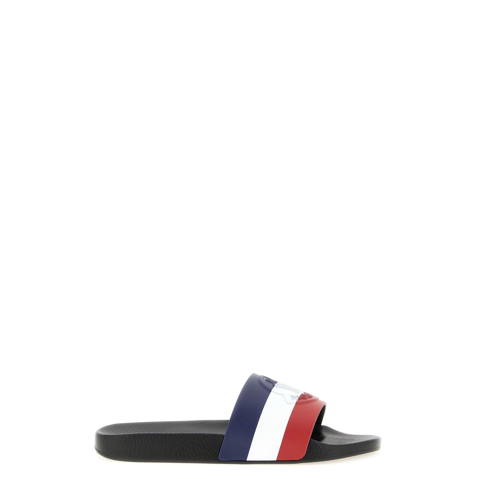 Moncler MONCLER Basile Striped Blue Red Slides New & Authentic (Men' Size US 9 / EU 42 - 1 Thumbnail