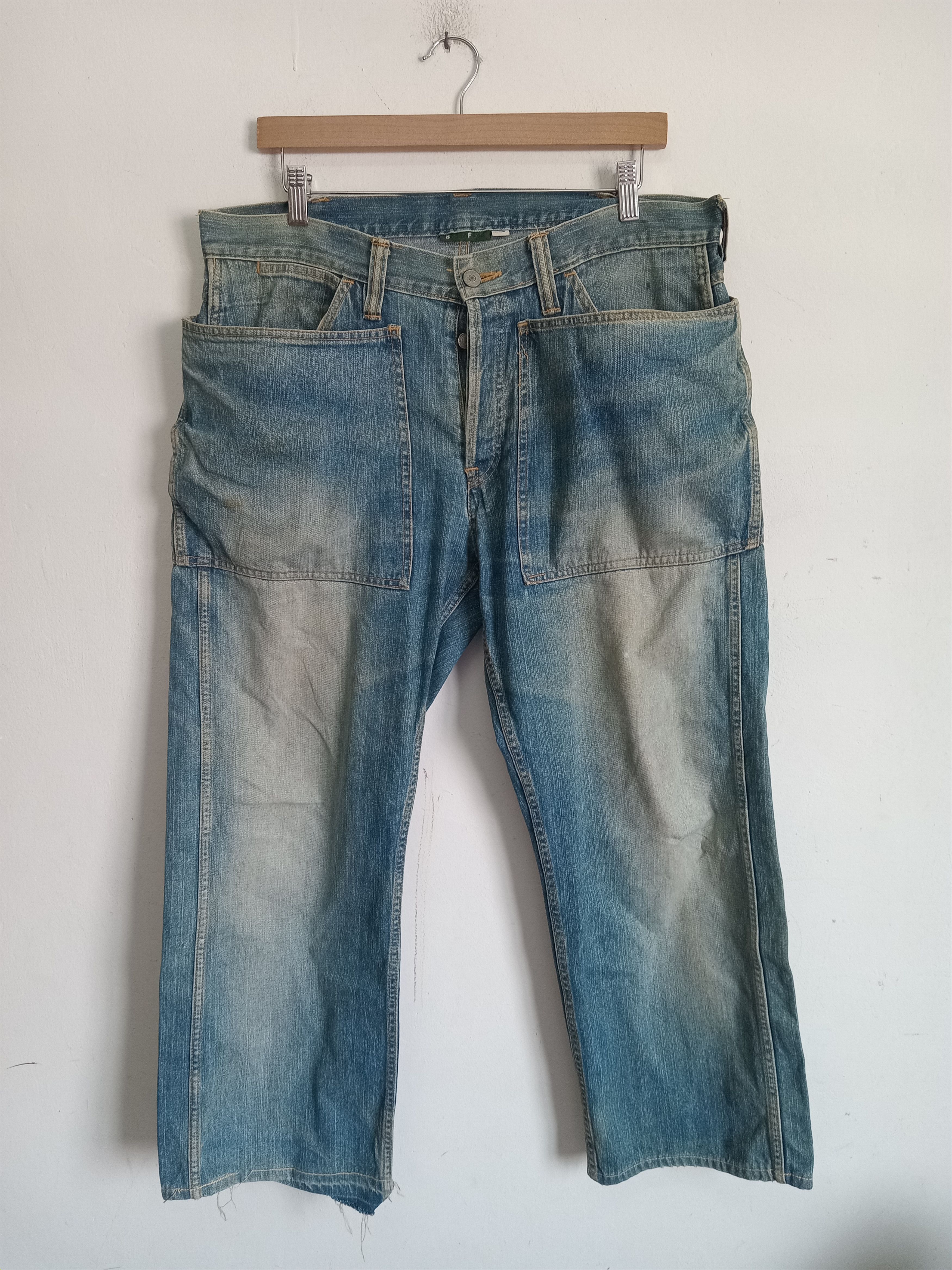 Sassafras Sassafras For All Gardener Denim Jean Size US 37 - 1 Thumbnail