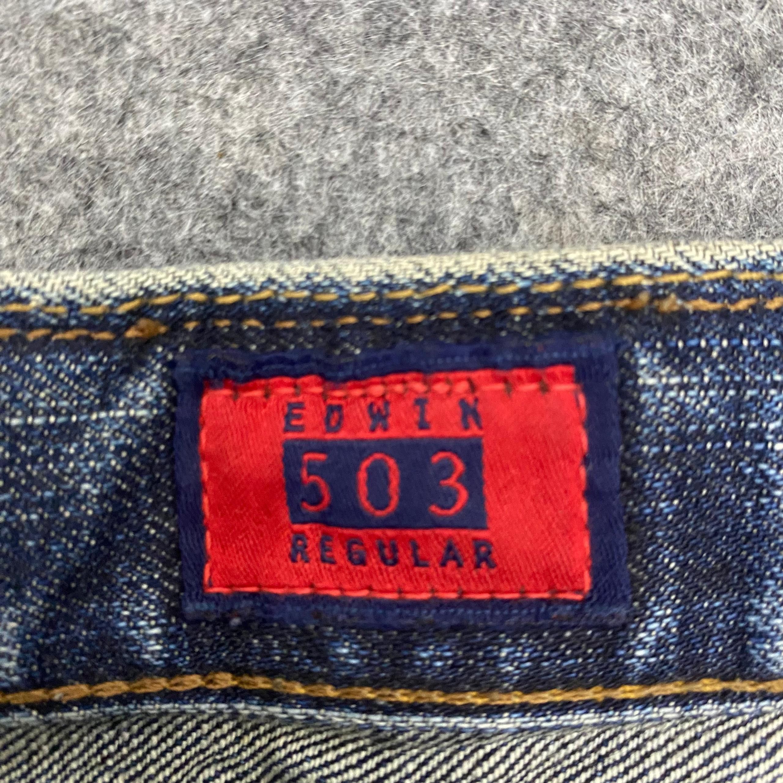 If Six Was Nine 💥Best Offer💥Vintage Edwin 503 Regular Distressed Denim Size US 29 - 12 Thumbnail