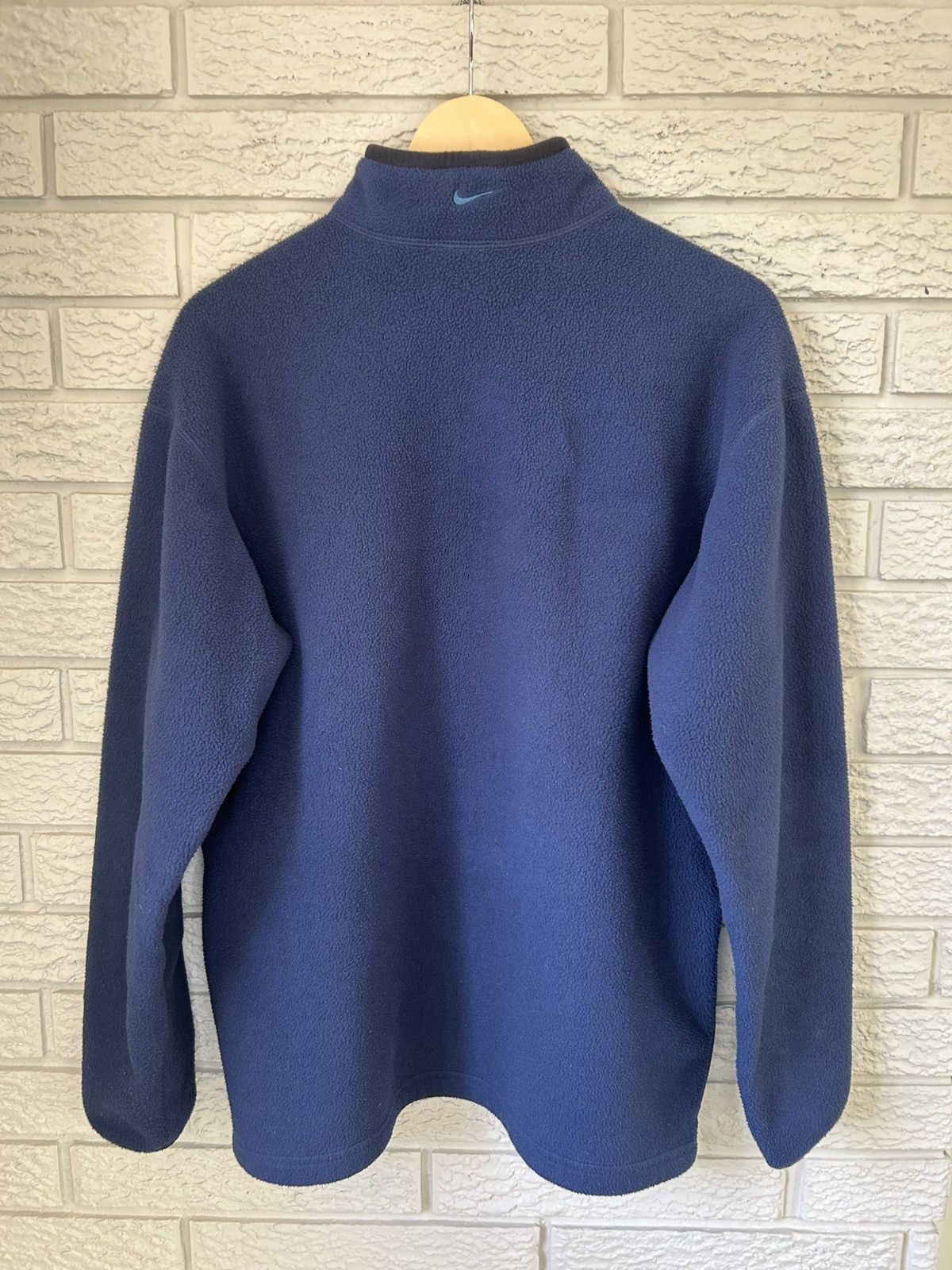 Nike Vintage 90s Nike 1/4 Zip Fleece Pullover Sweater Size US M / EU 48-50 / 2 - 5 Thumbnail