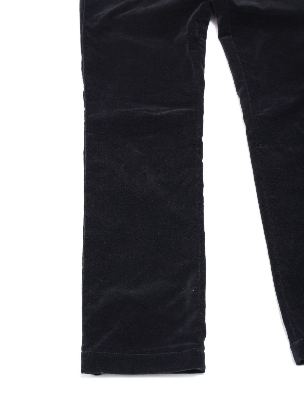 Jean Paul Gaultier Jean Paul Gaultier Cotton Velvet Velour Black Pants Trousers Size 27" / US 4 / IT 40 - 6 Thumbnail