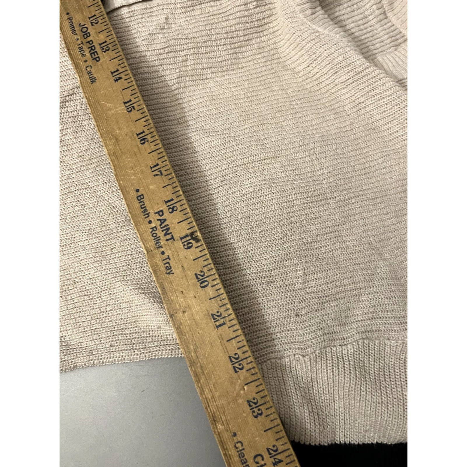 American Eagle Outfitters American Eagle Outfitters Henley Sweater Women Medium Beige Nubby Textured Knit Casual Preppy Fall Winter Womens Size M / US 6-8 / IT 42-44 - 5 Thumbnail