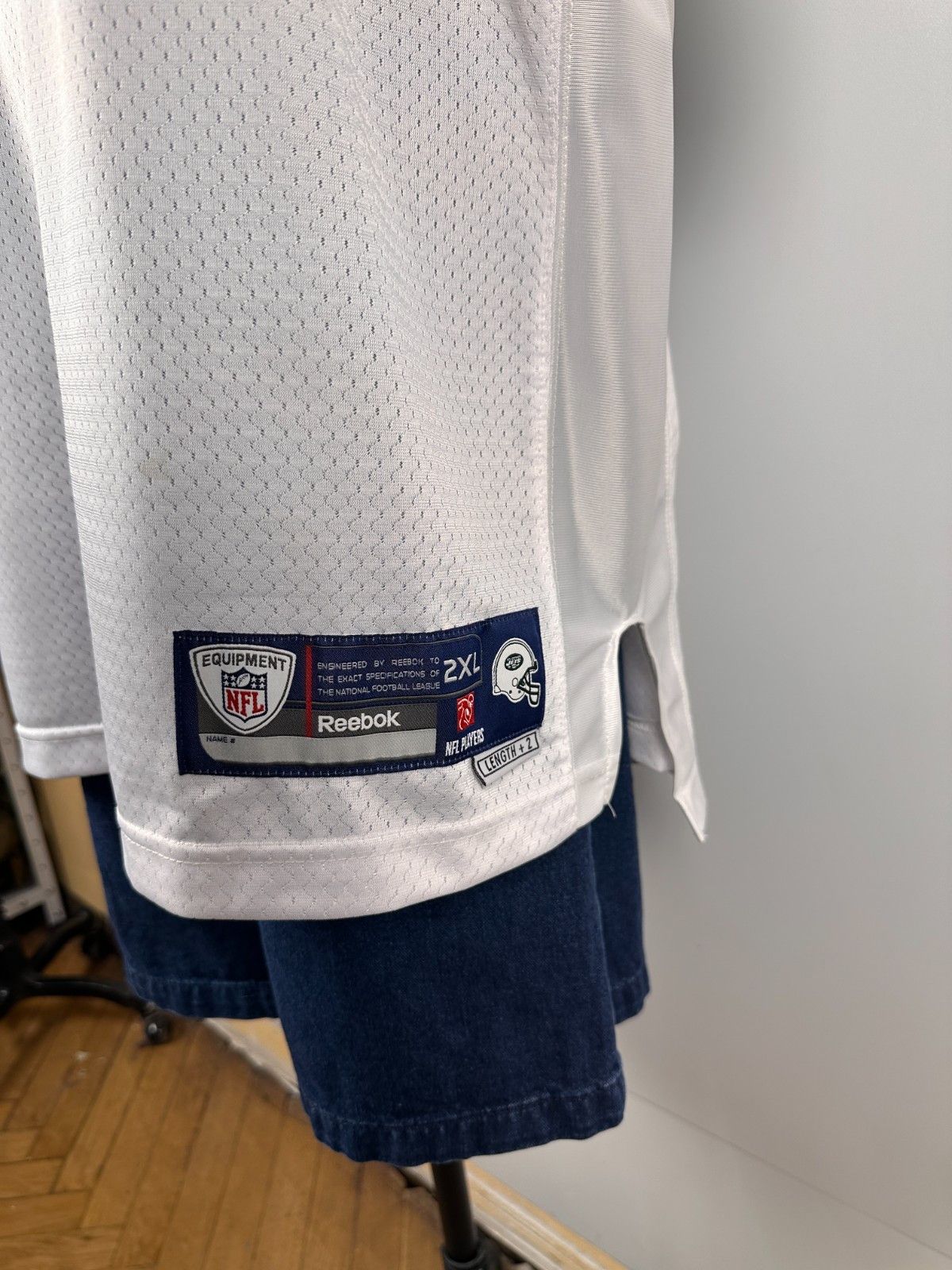 Reebok New York Jets Reebok NFL Jersey Brett Favre White Shirt XXL Size US XXL / EU 58 / 5 - 5 Thumbnail