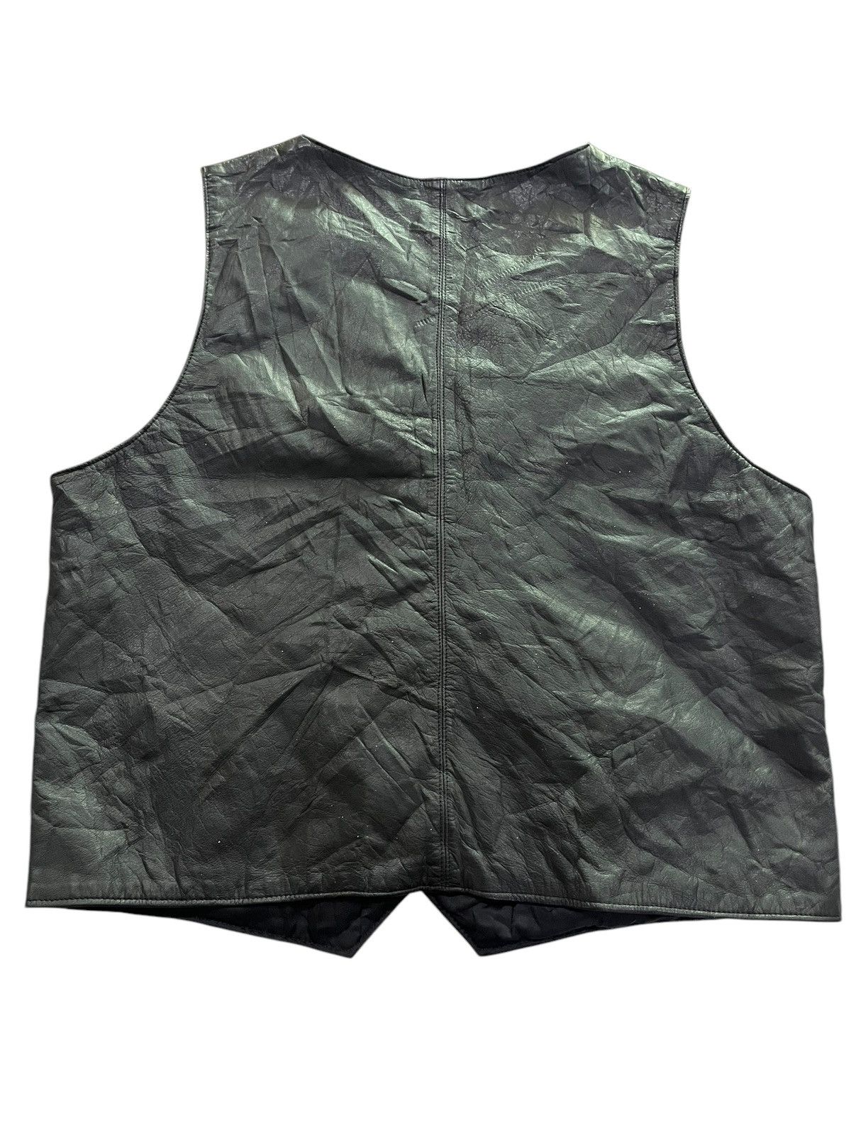 If Six Was Nine 🇯🇵 JAPANESE BRAND GENUINE LEATHER VEST Size US L / EU 52-54 / 3 - 8 Thumbnail