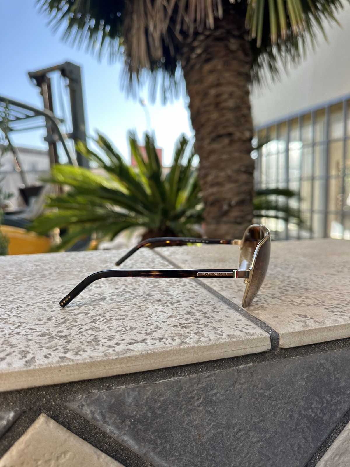 Dolce & Gabbana Dolce&Gabbana Sunglasses Gold 2081 Size ONE SIZE - 3 Thumbnail