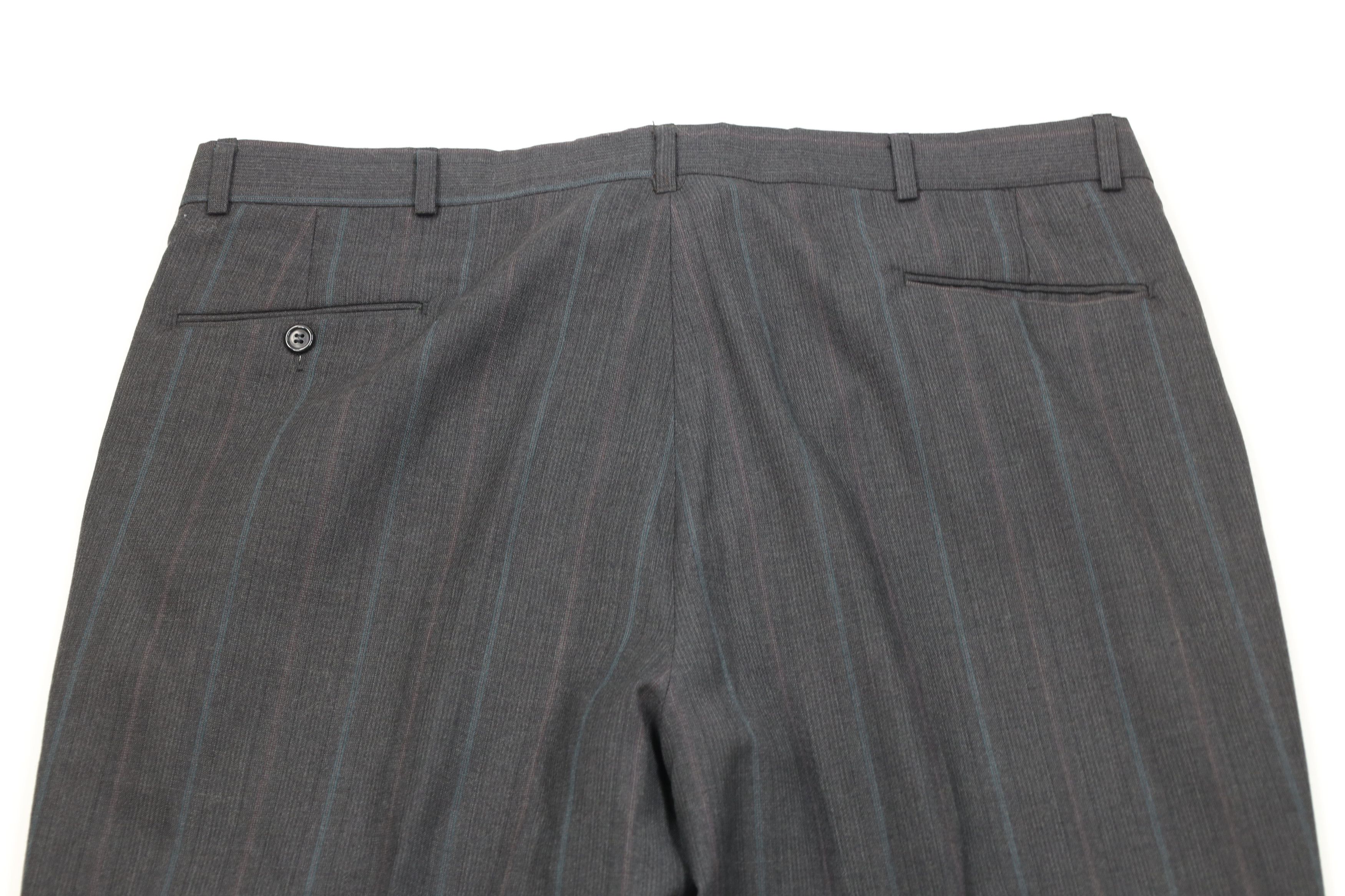 Vintage Vintage 90s Streetwear Wool Striped Wide Leg Chino Pants USA Size US 40 / EU 56 - 12 Thumbnail