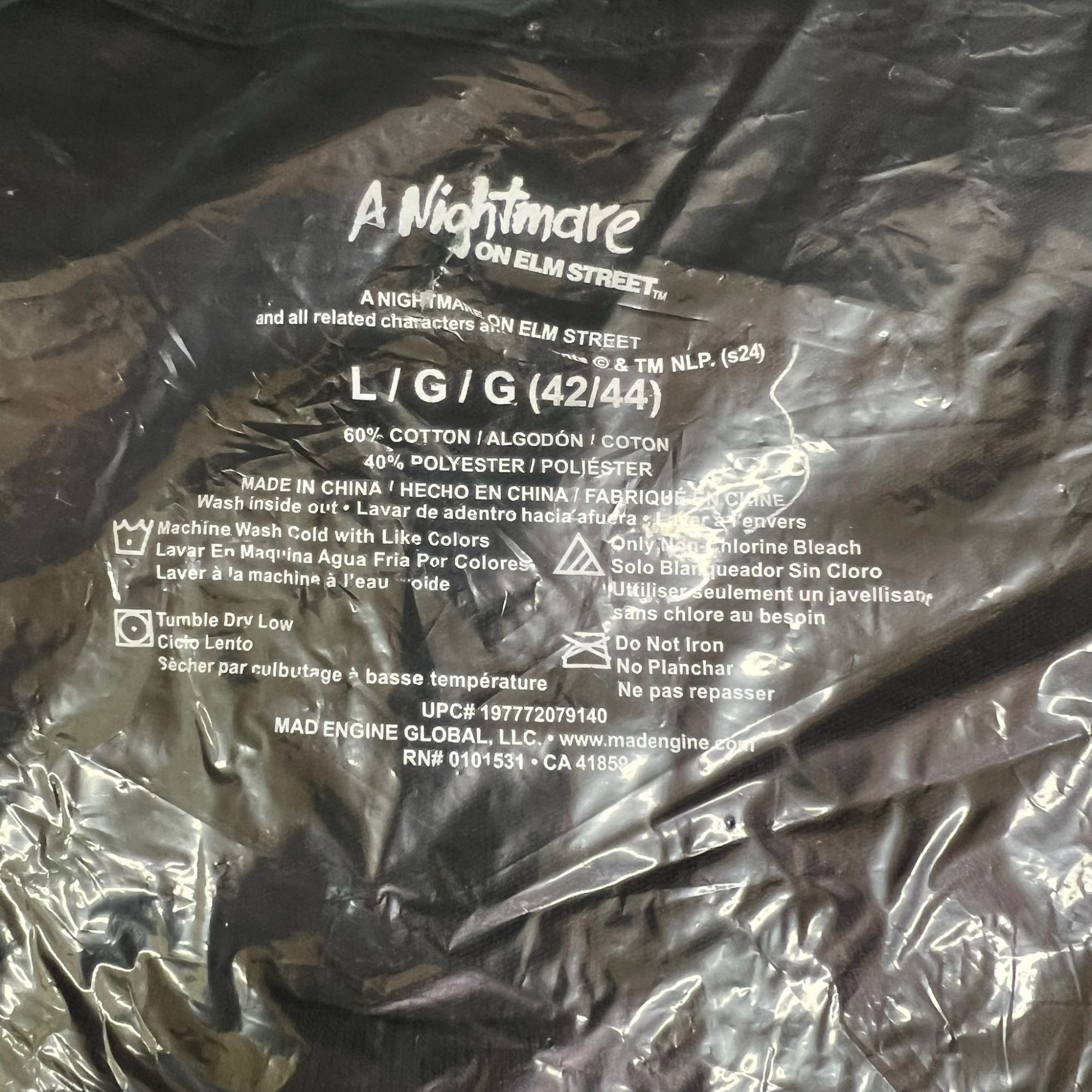 Other A NIGHTMARE ON ELM STREET Horror Movie Graphic T Shirt Colle Size US L / EU 52-54 / 3 - 4 Thumbnail