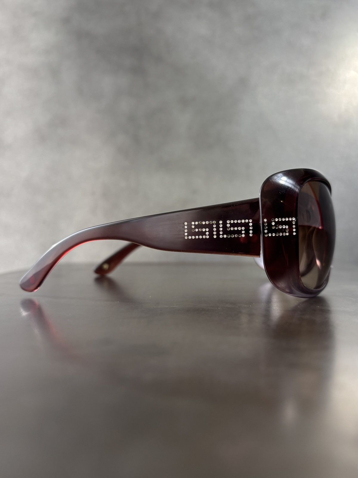 Versace 2009 Versace Sunglasses VE4961B Y2K Rhinestone 2000s Italy Size ONE SIZE - 15 Thumbnail