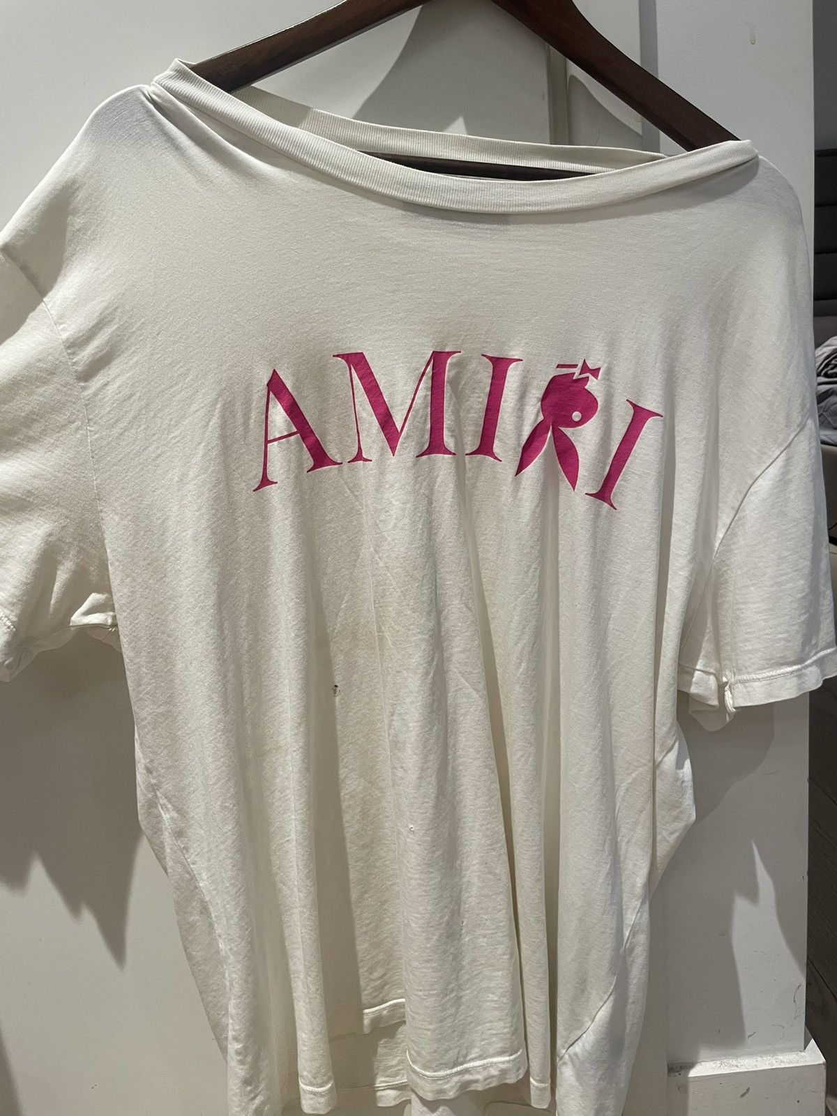 Amiri Playboy bunny shirt outlet pink