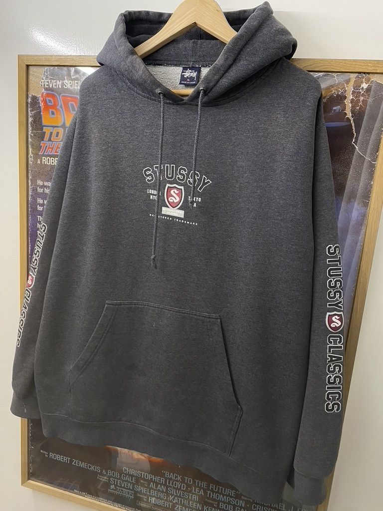Stussy 90s Vintage Stussy International Classics Hoodie Size US XL / EU 56 / 4 - 7 Thumbnail